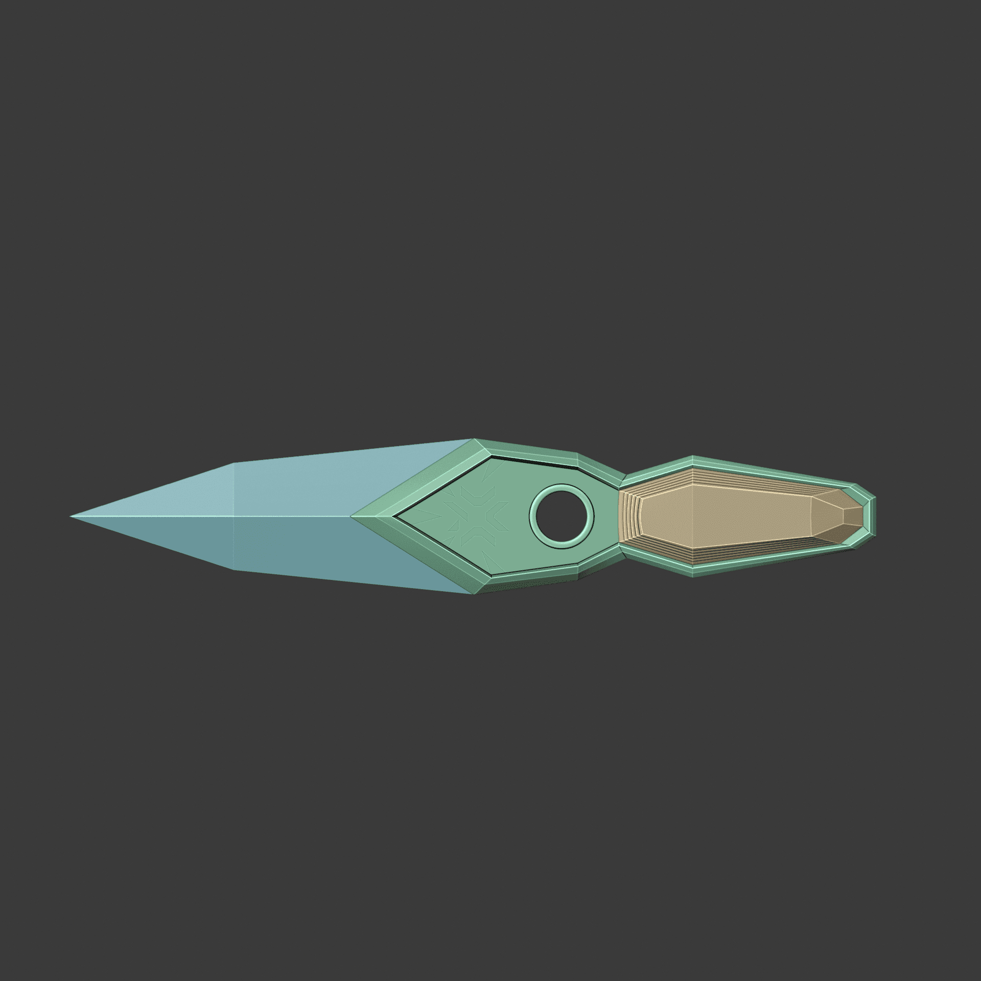 VALORANT KNIFE WORLD CHAMPIONSHIP DESIGN 3d model