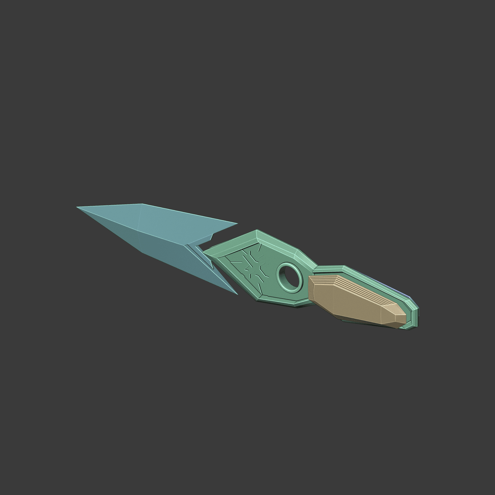 VALORANT KNIFE WORLD CHAMPIONSHIP DESIGN 3d model