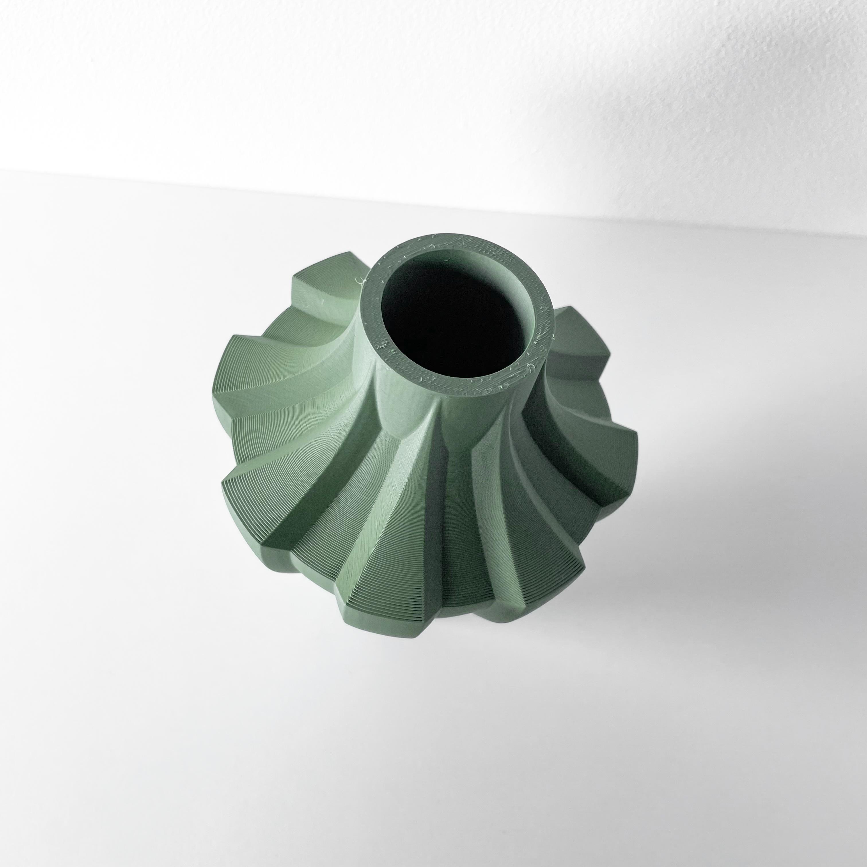 The Novak Vase, Modern and Unique Home Decor for Dried and Flower Arrangements  | STL File 3d model