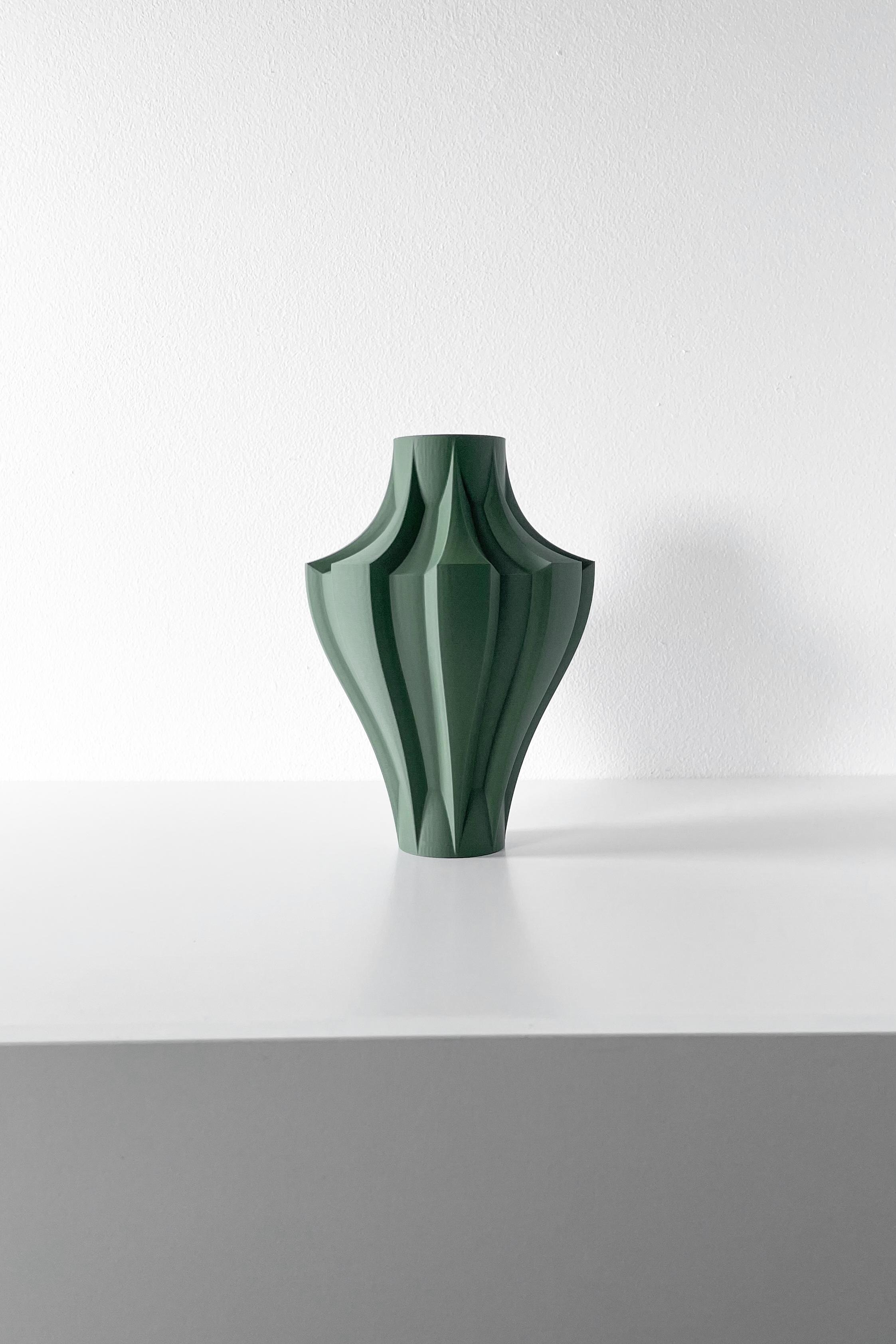 The Novak Vase, Modern and Unique Home Decor for Dried and Flower Arrangements  | STL File 3d model