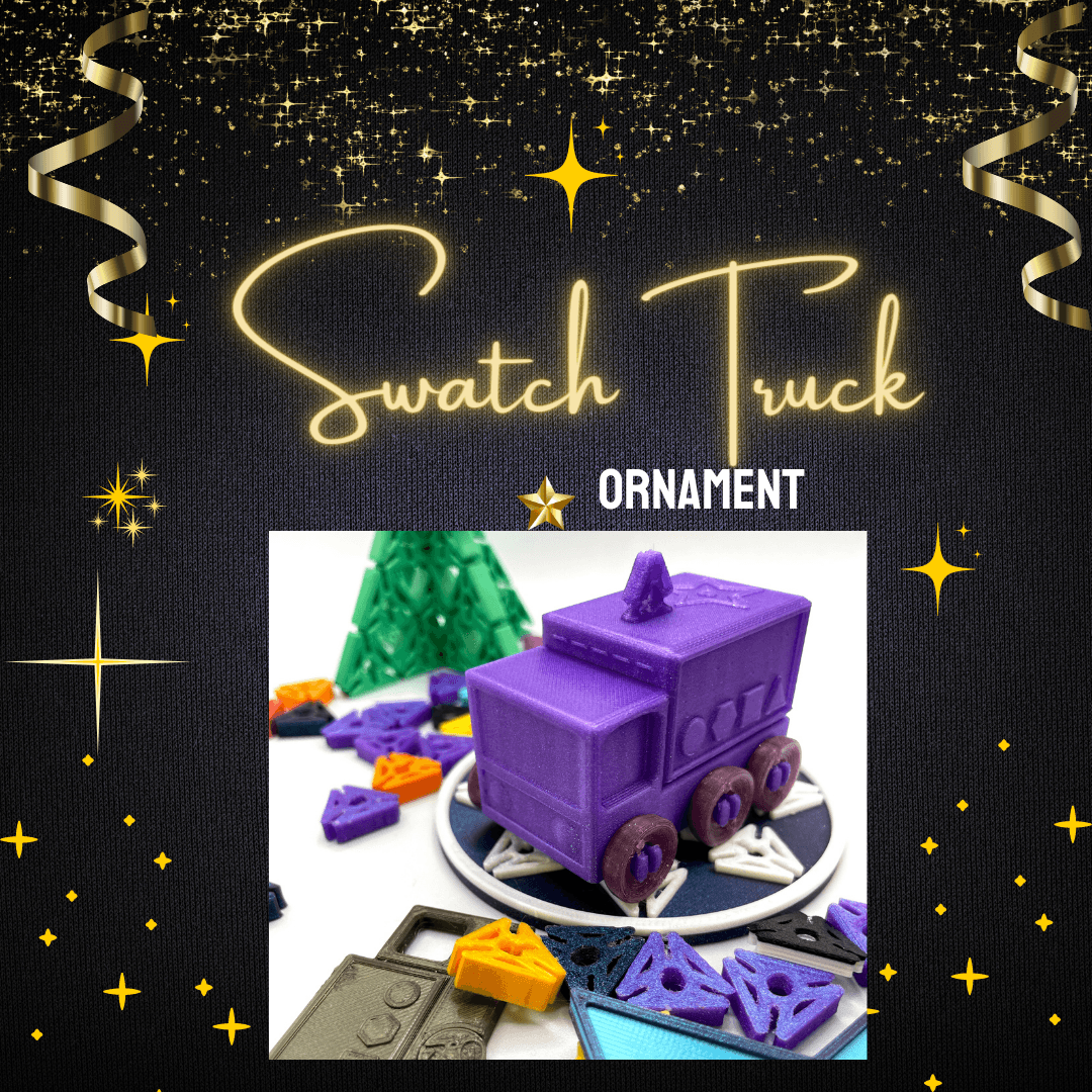 Swatch Truck Ornament 3d model