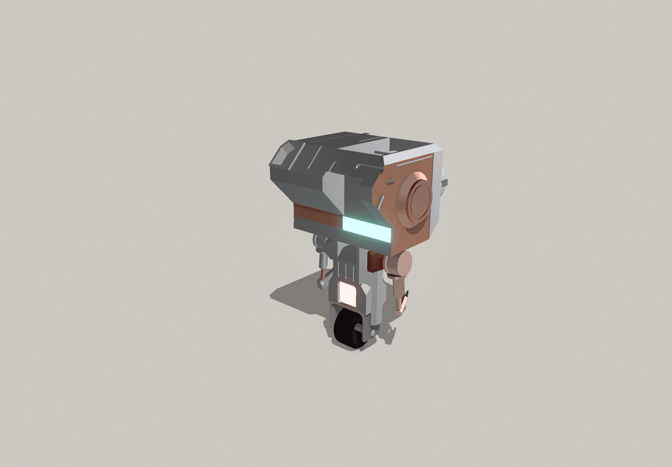 robot B0y 3d model