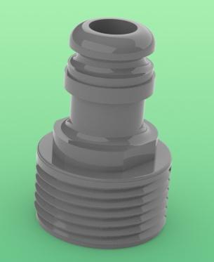 Connector for water gun 3d model