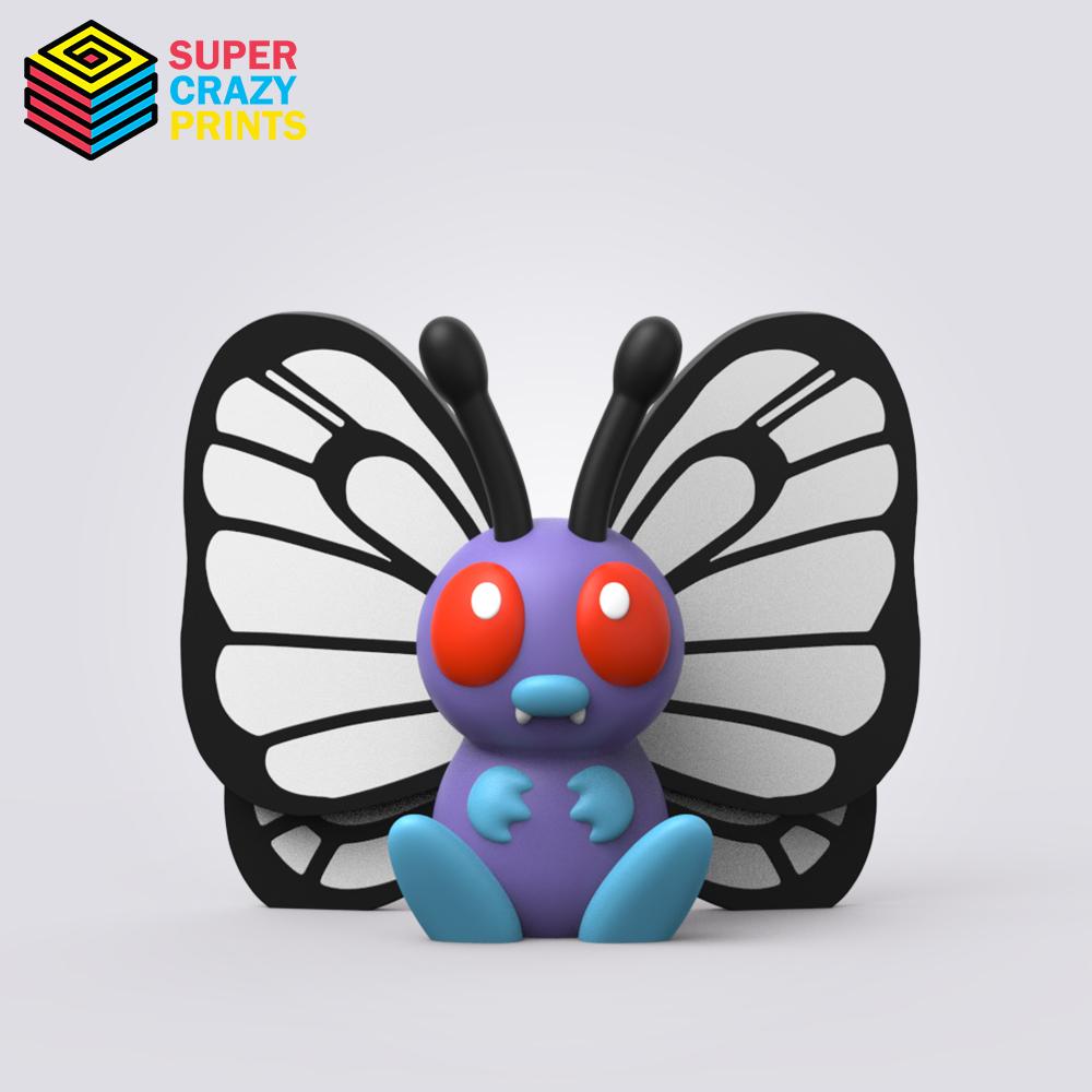 Butterfree (Easy Print No Supports) 3d model