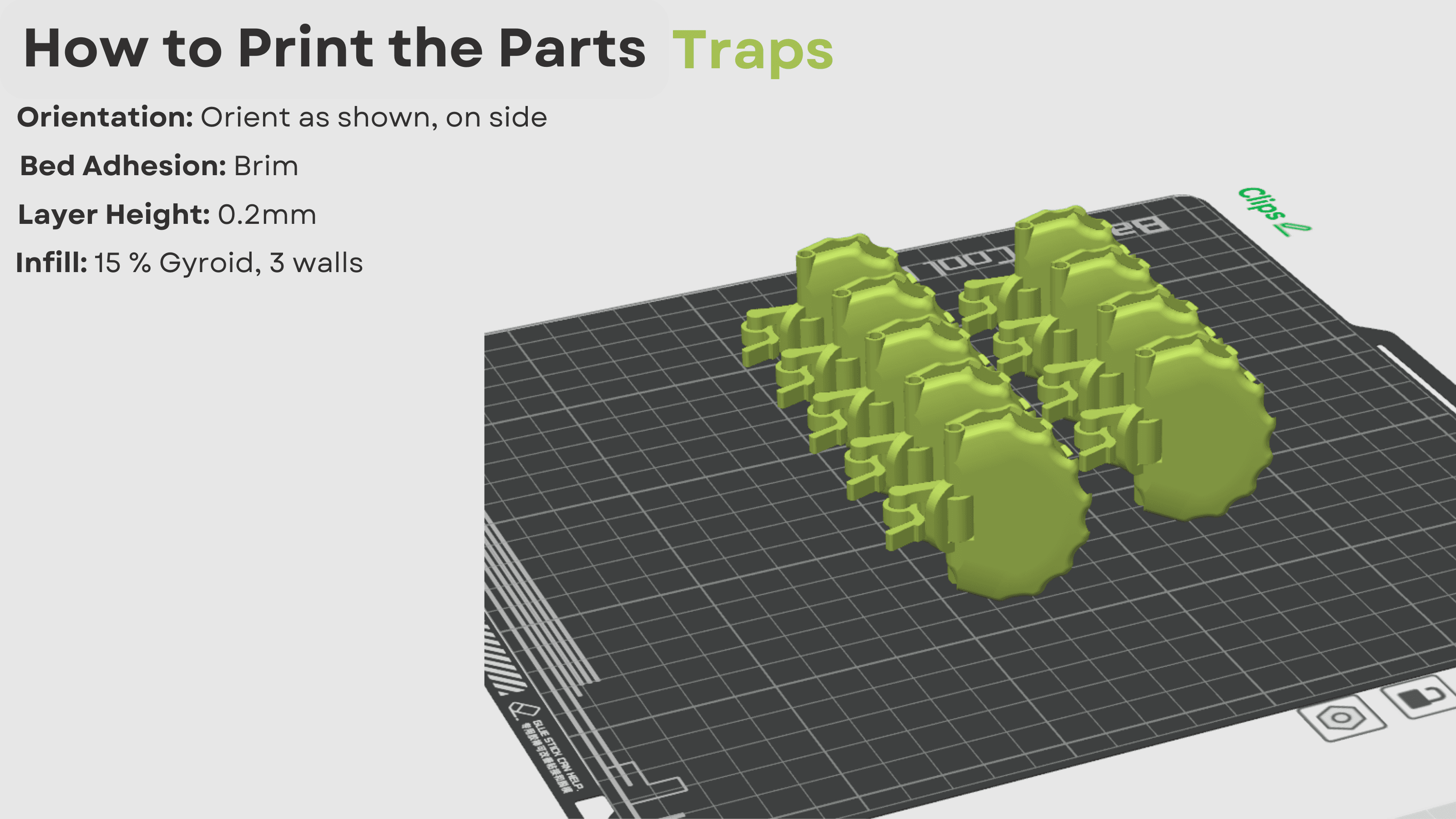 Venus Flytrap Snack Clips 3d model