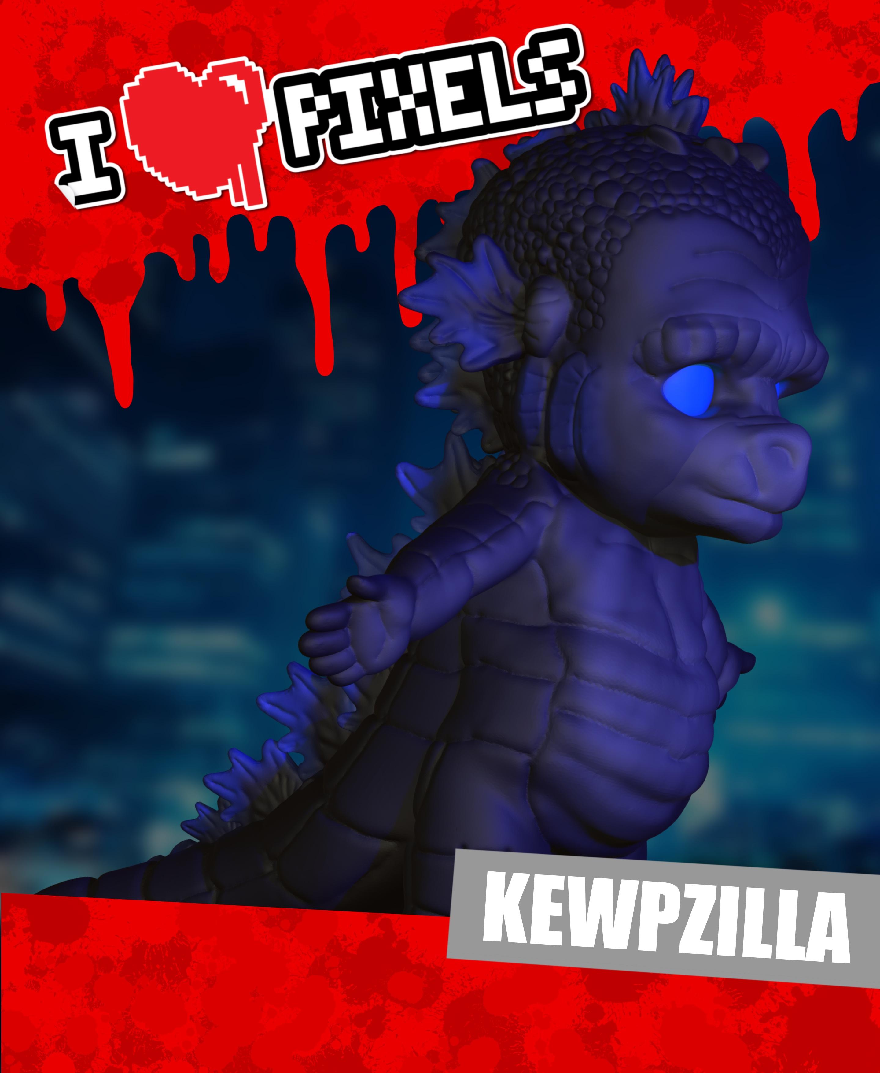 Kewpie Kaiju - Kewpzilla 3d model