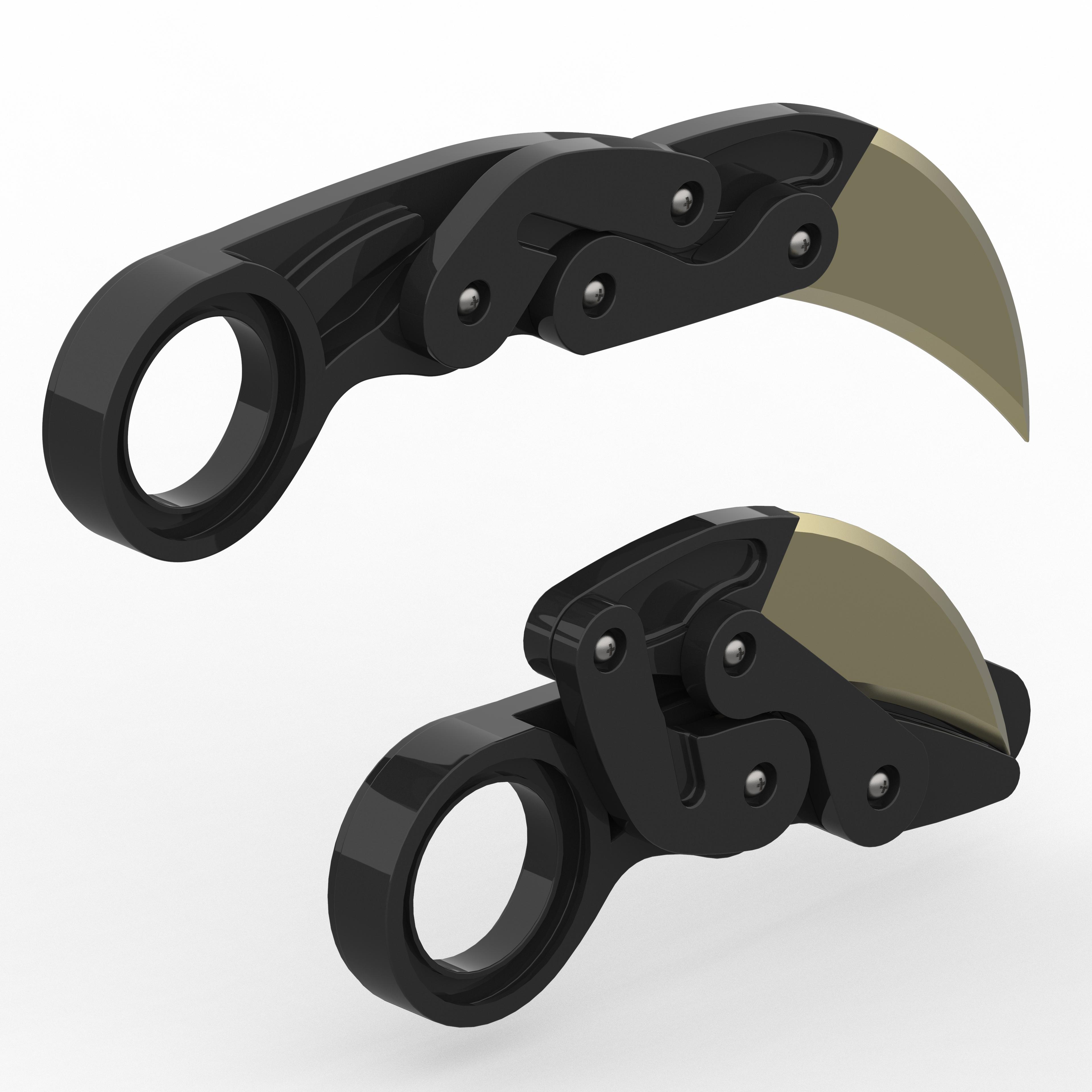 Folding Pocket Karambit 3d model