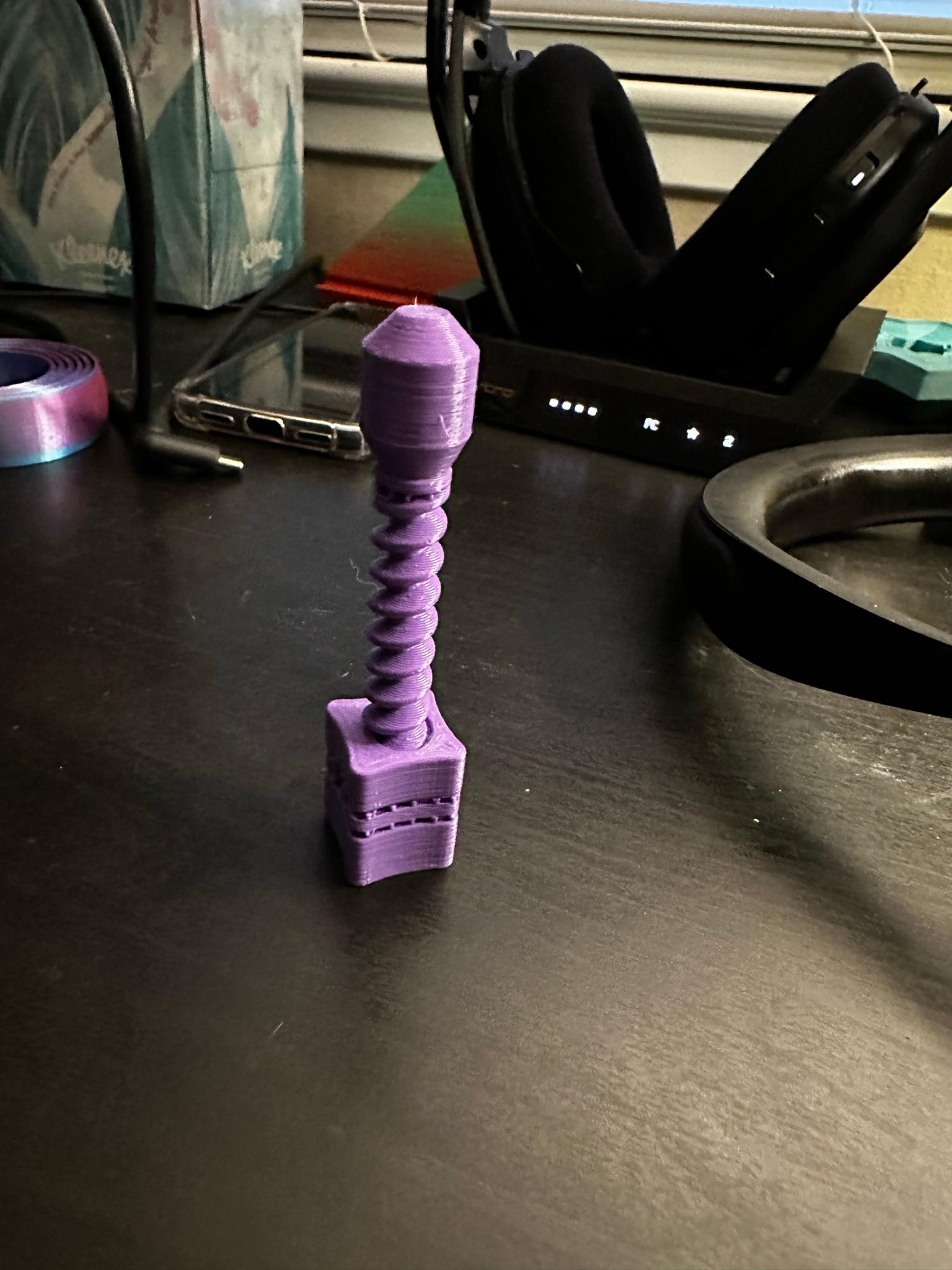 Print in Place Screw Fidget (v2?) 3d model