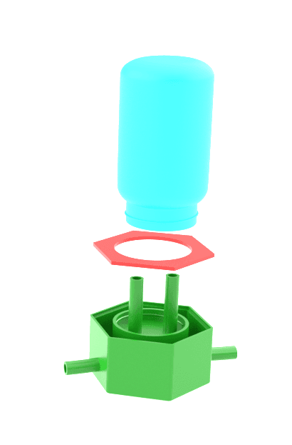 Low pressure tap pressurizer 3d model