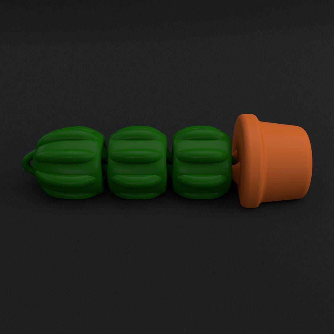 LLAVERO CACTUS ARTICULADO 3d model