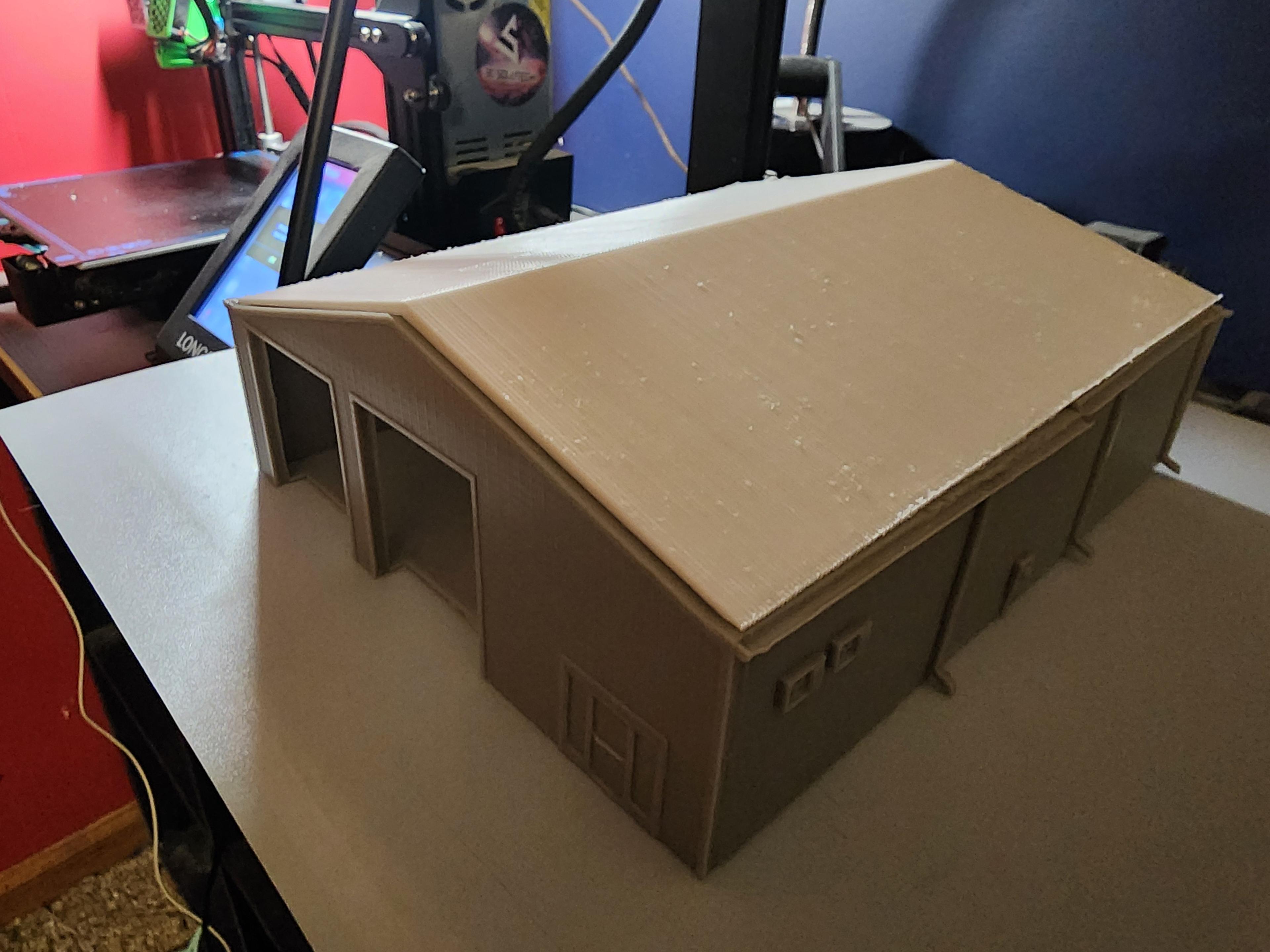 HO Scale Barn 3d model