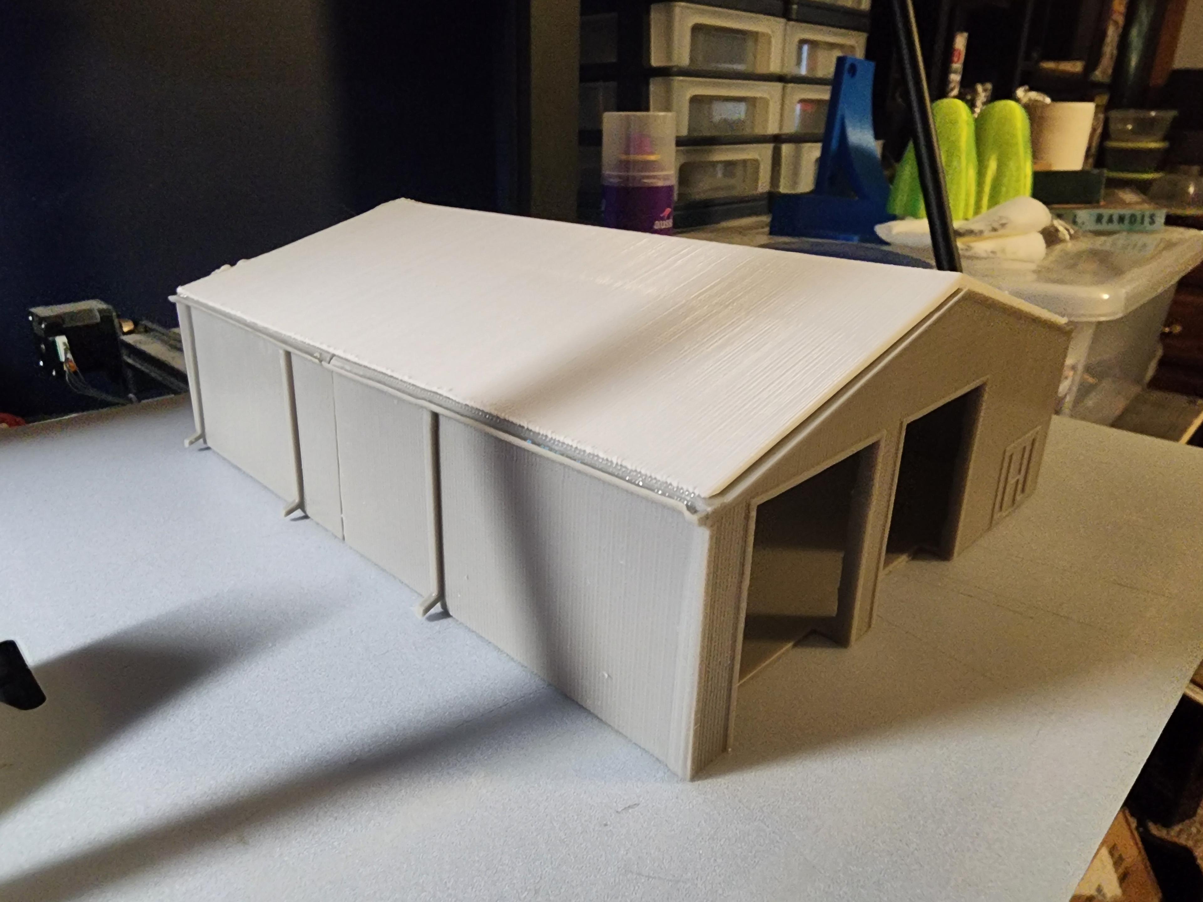 HO Scale Barn 3d model