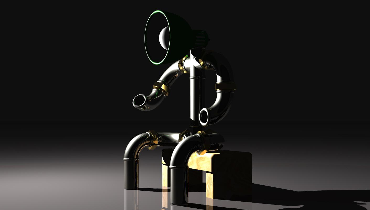 MetalArtLamp02.stl 3d model