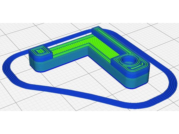 Ender-3 SD Card gap filler 3d model