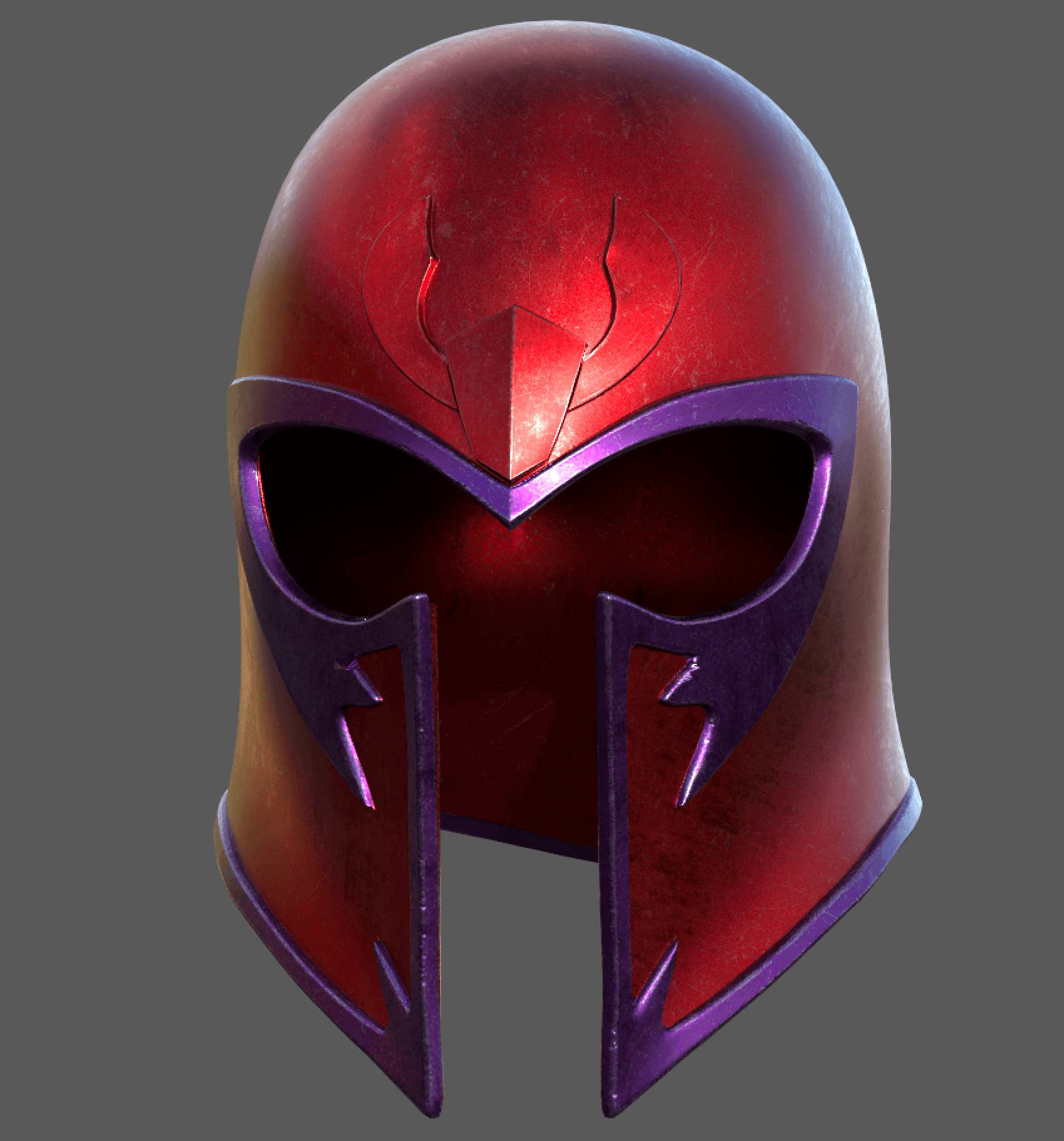 Magneto Helmet 3d model