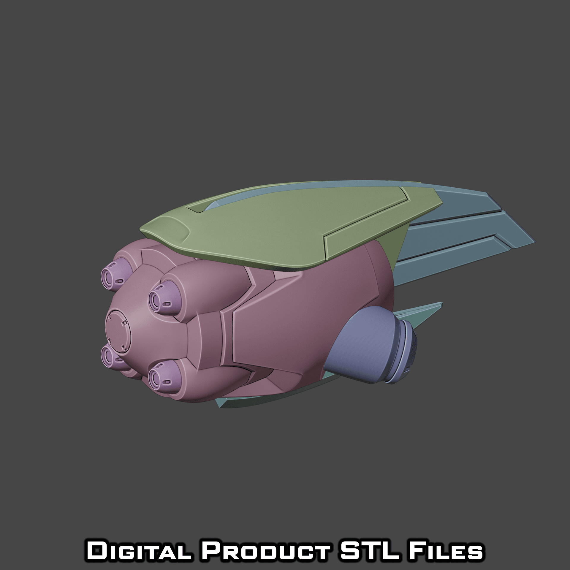 Si Fi Juno Drone Overwatch 2 3d model