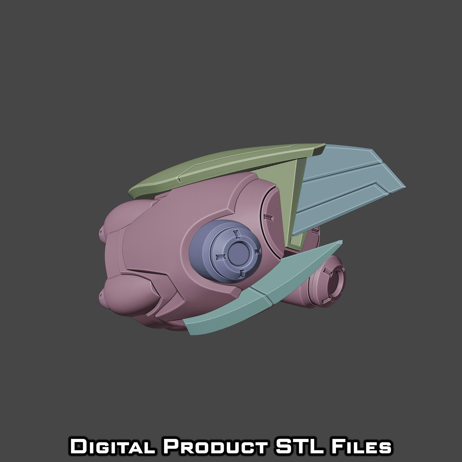 Si Fi Juno Drone Overwatch 2 3d model