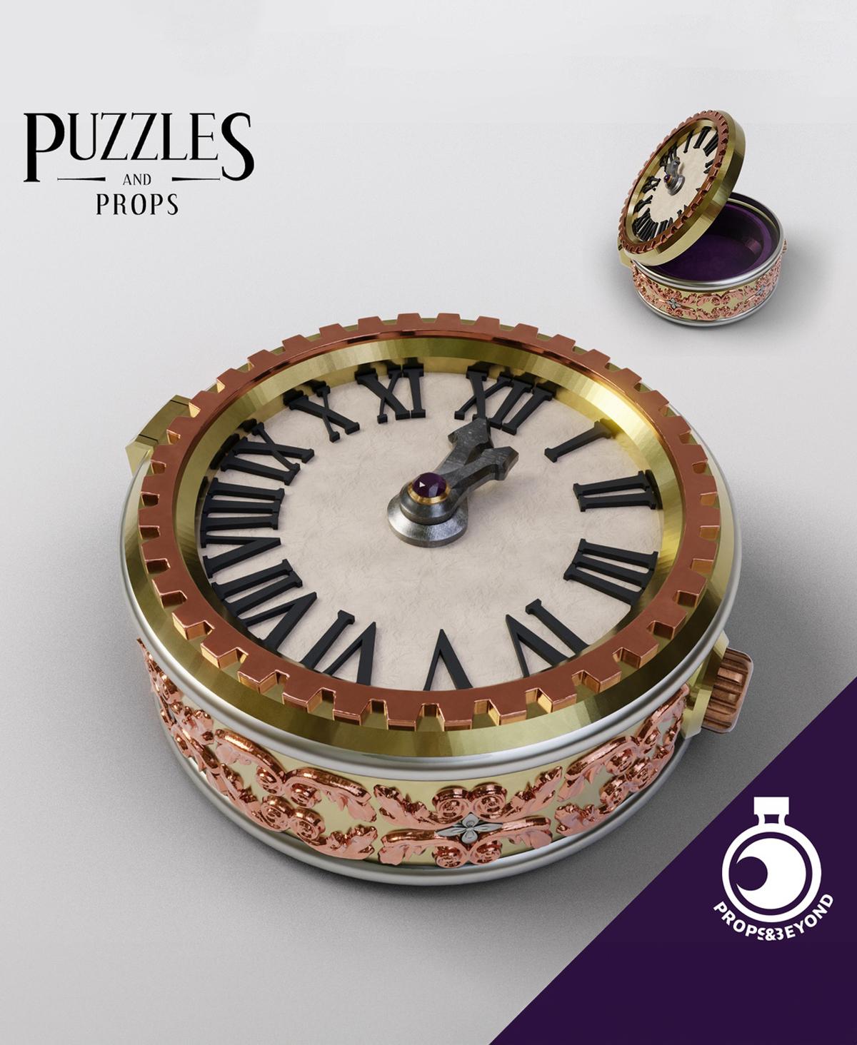 Puzzle - Pocket Watch 3d model