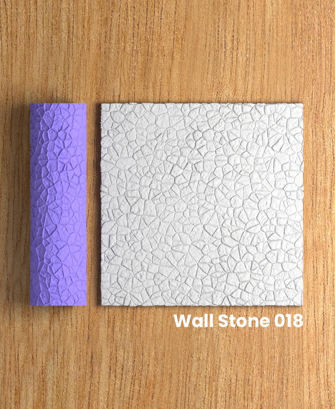 Collection Atomic-Tangerine | Wall Stone 018 | Polymer Clay Seamless Texture Roller 3d model