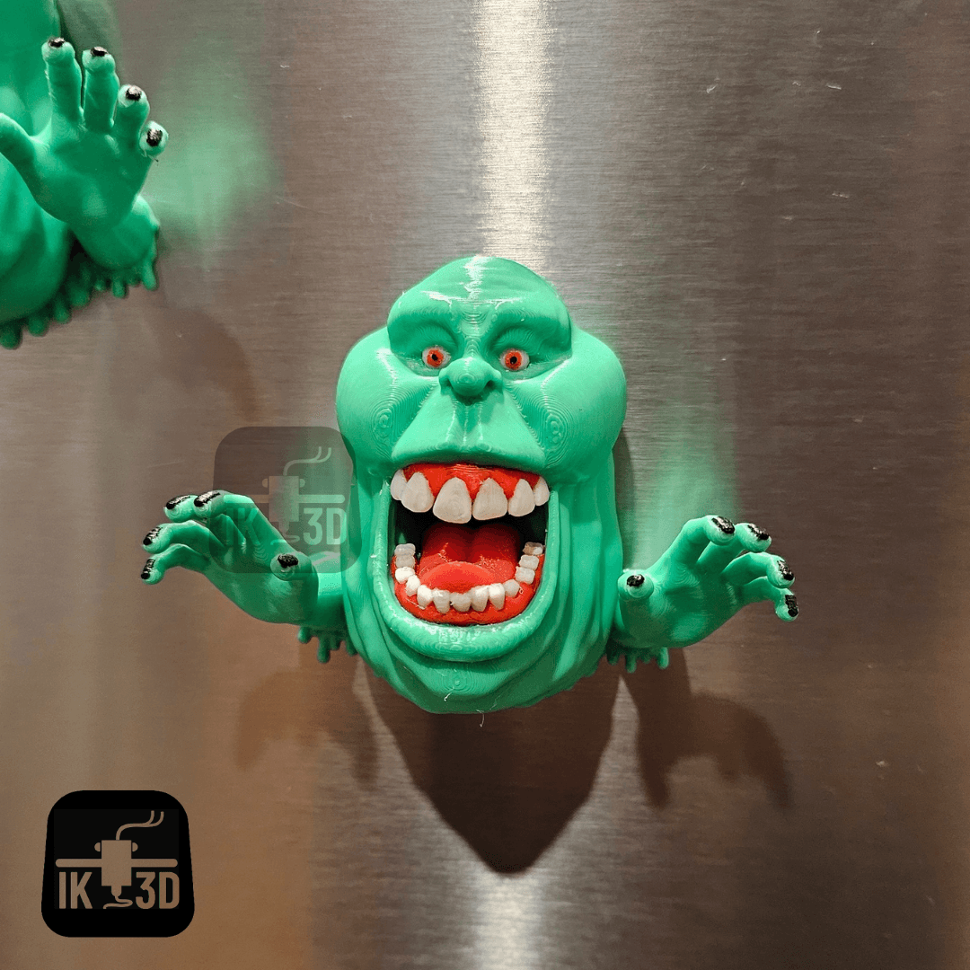 Slimer from Ghostbusters Magnet / 3MF Included / No Supports 3d model