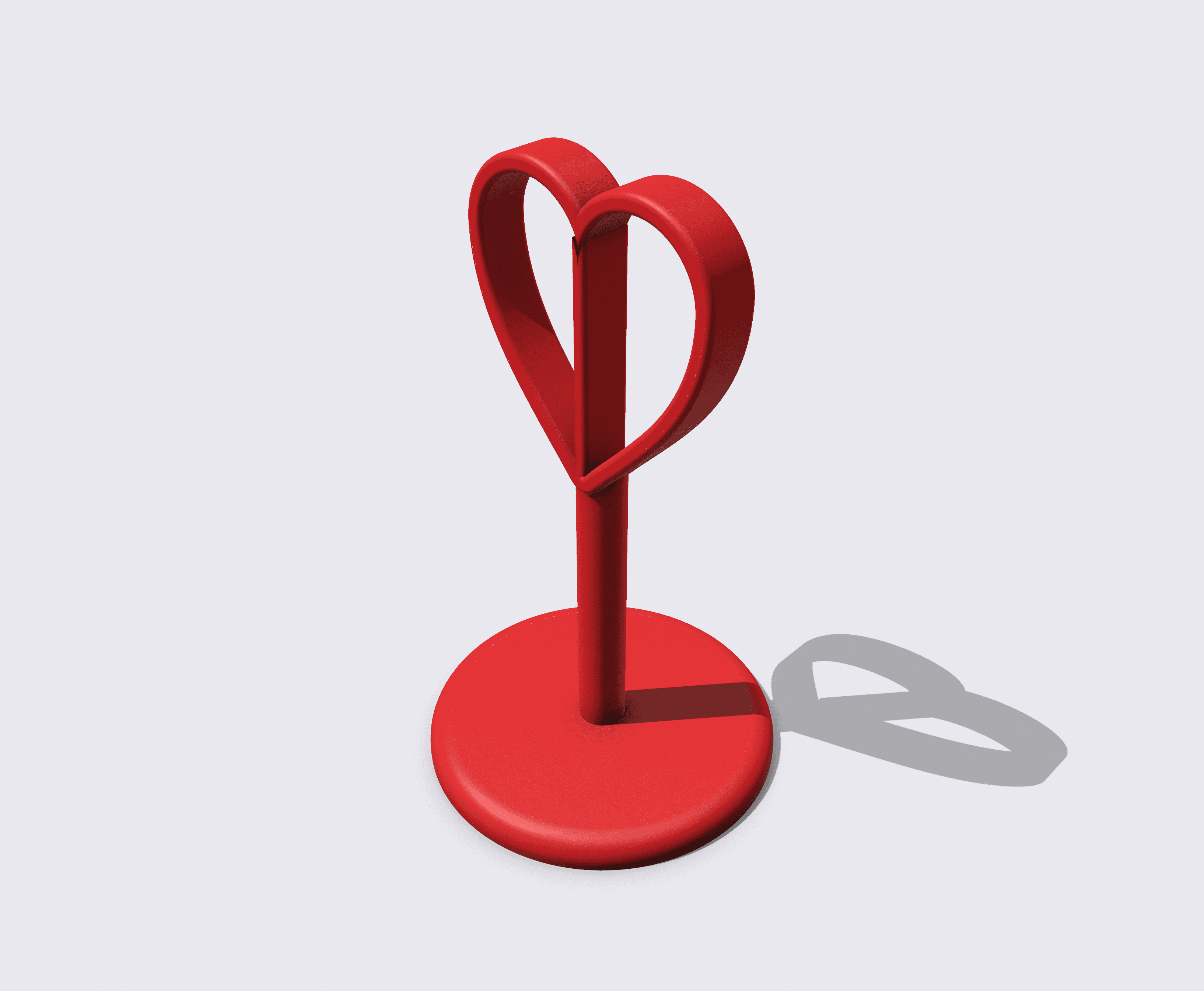 Valentine Heart on Stand 3d model