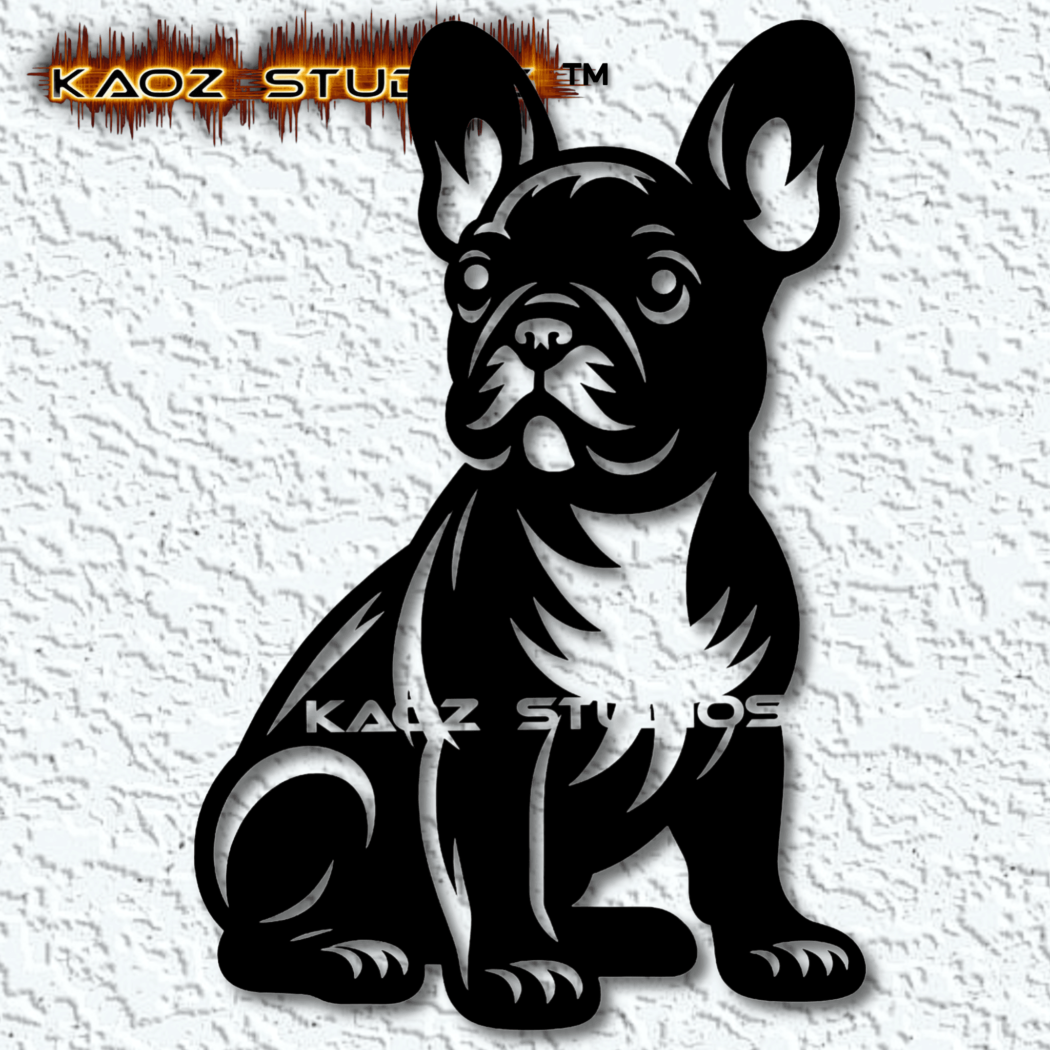 french bulldog wall art bullie wall decor dog decoration 3d model