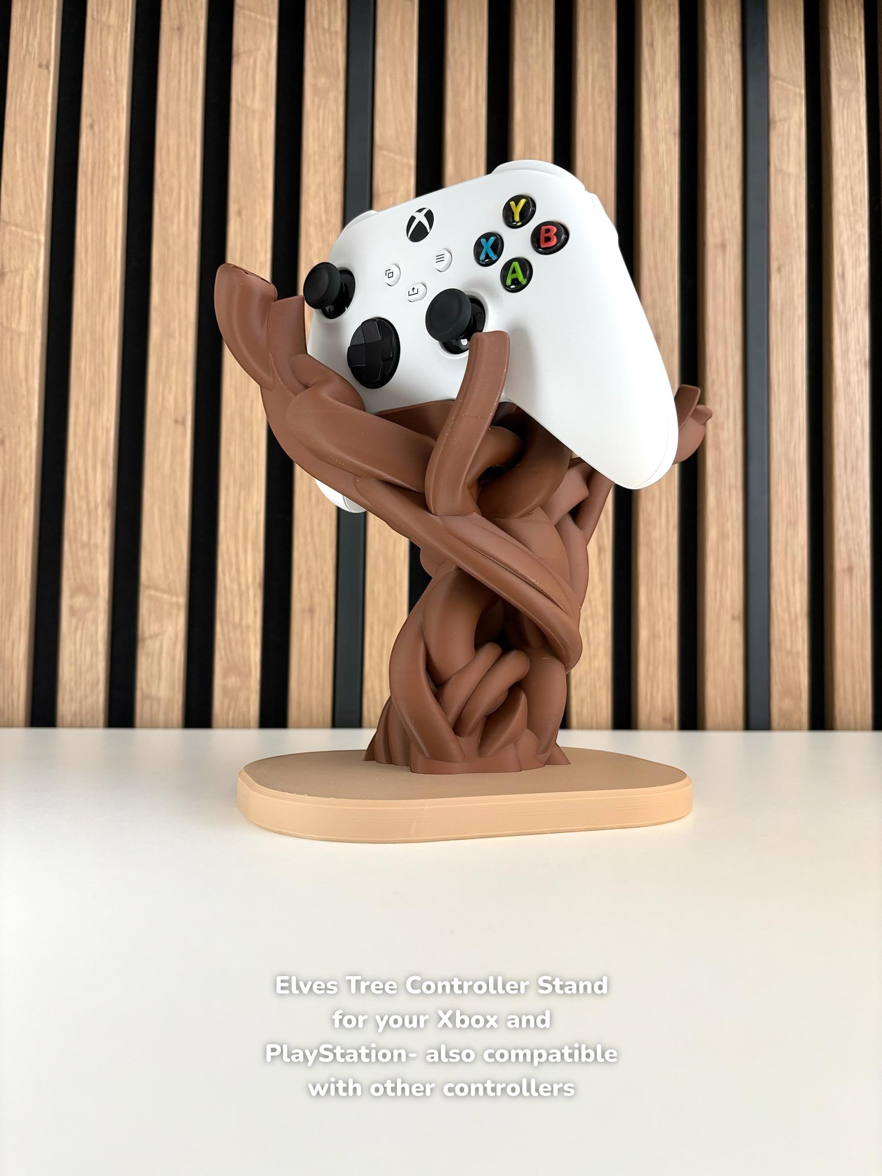 Elf Tree Gaming Stand - for xBox, PS & other gaming controller 3d model