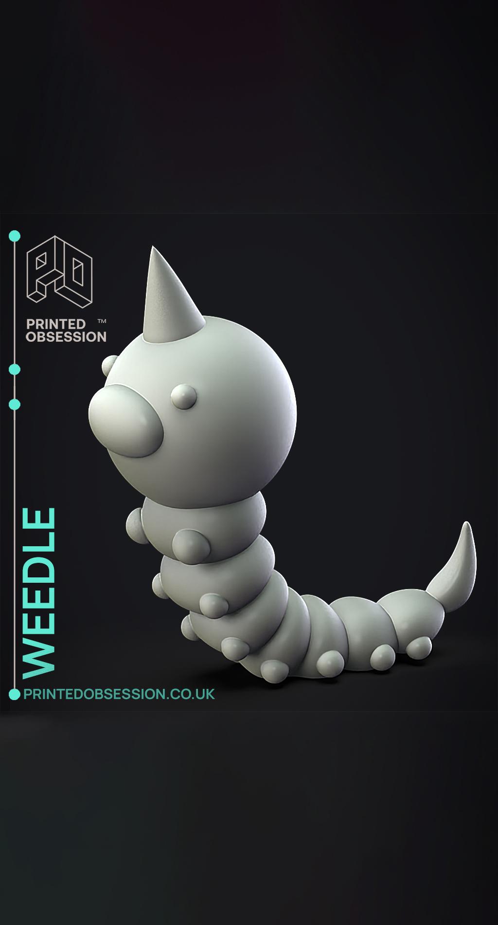 Weedle - Pokemon - Fan Art 3d model