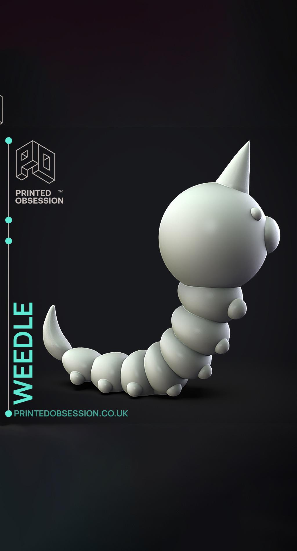 Weedle - Pokemon - Fan Art 3d model