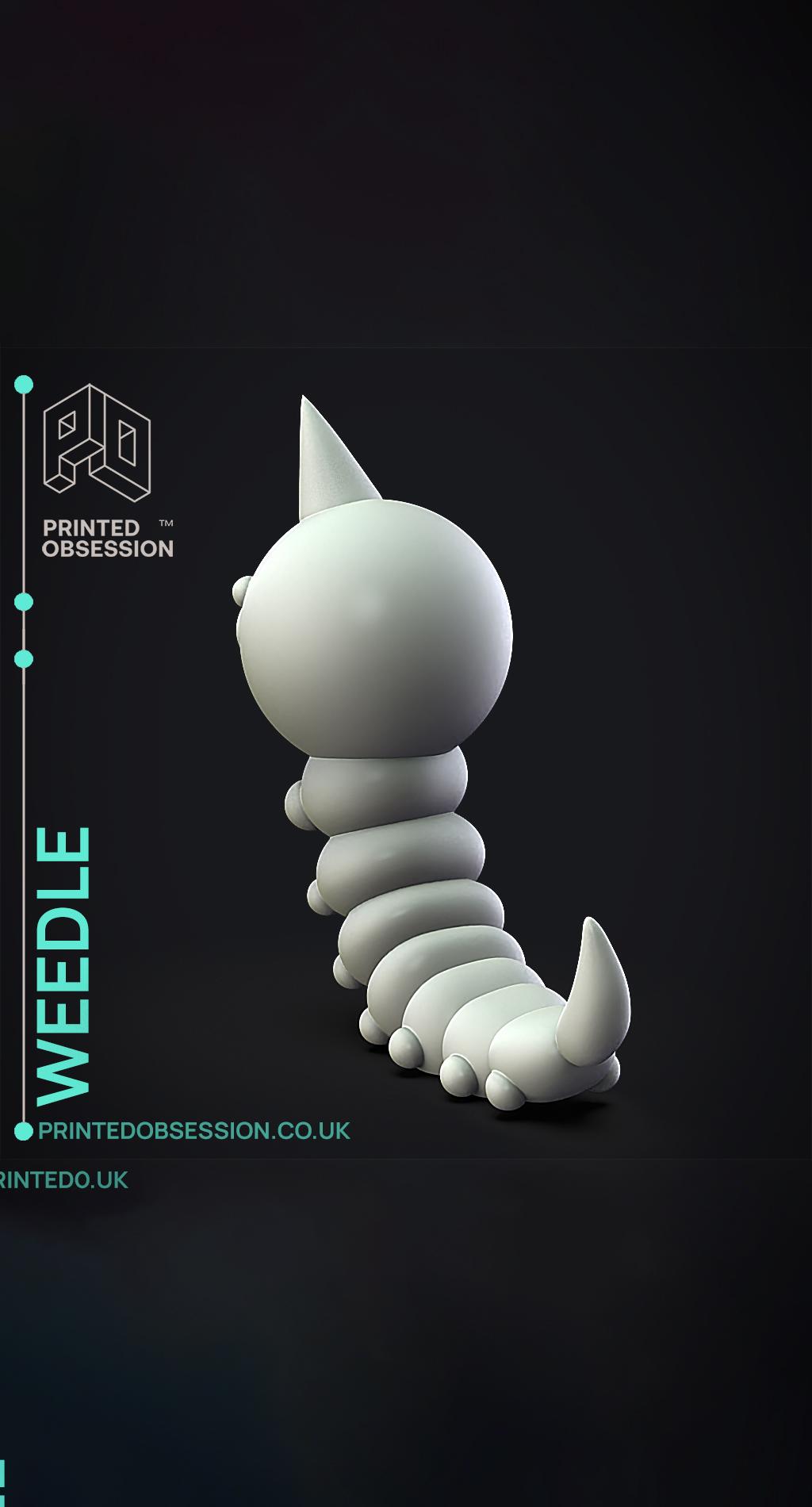 Weedle - Pokemon - Fan Art 3d model