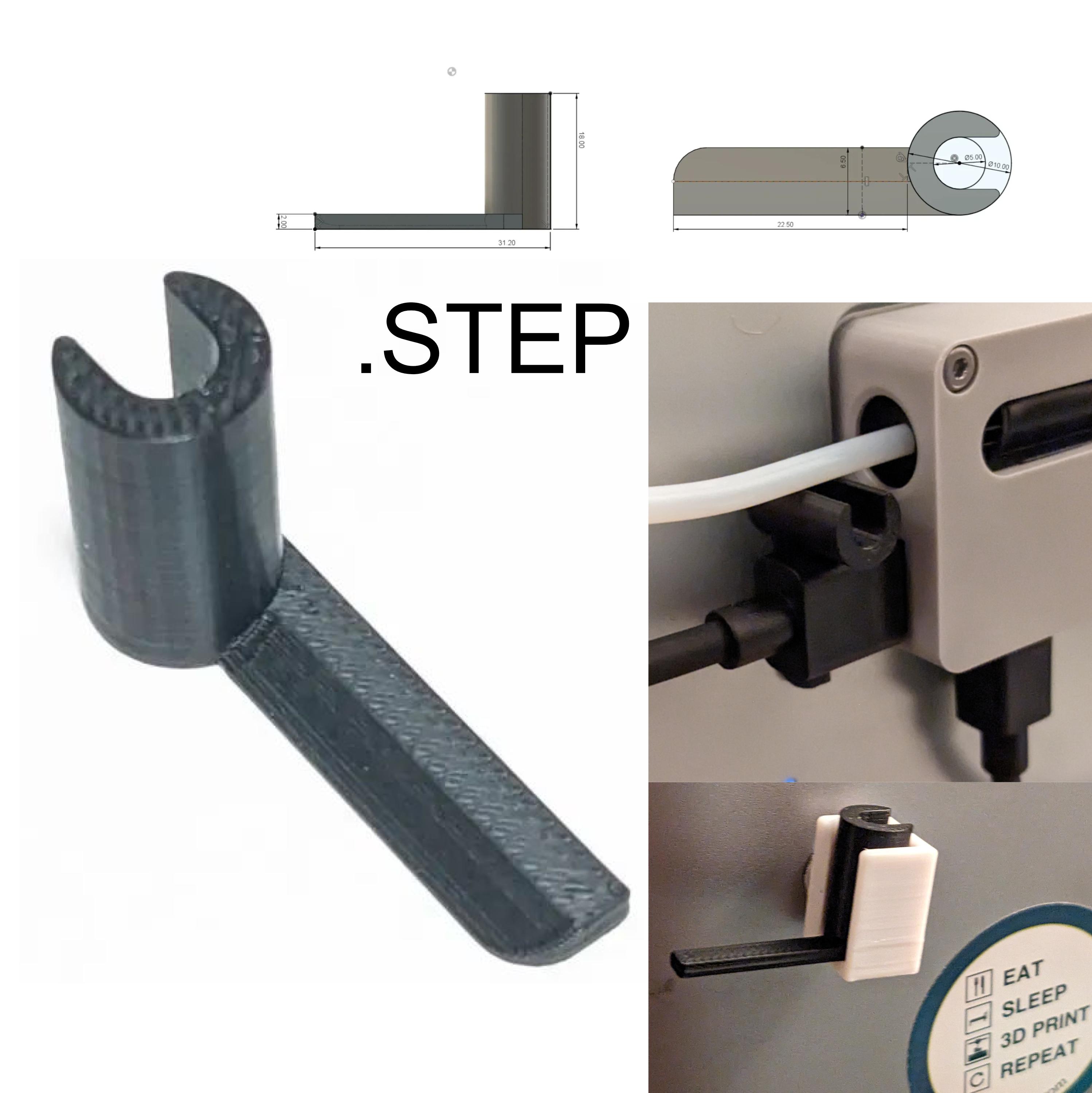 BAMBU LABS AMS PTFE TUBE AND CABLE RELEASE TOOL 3d model