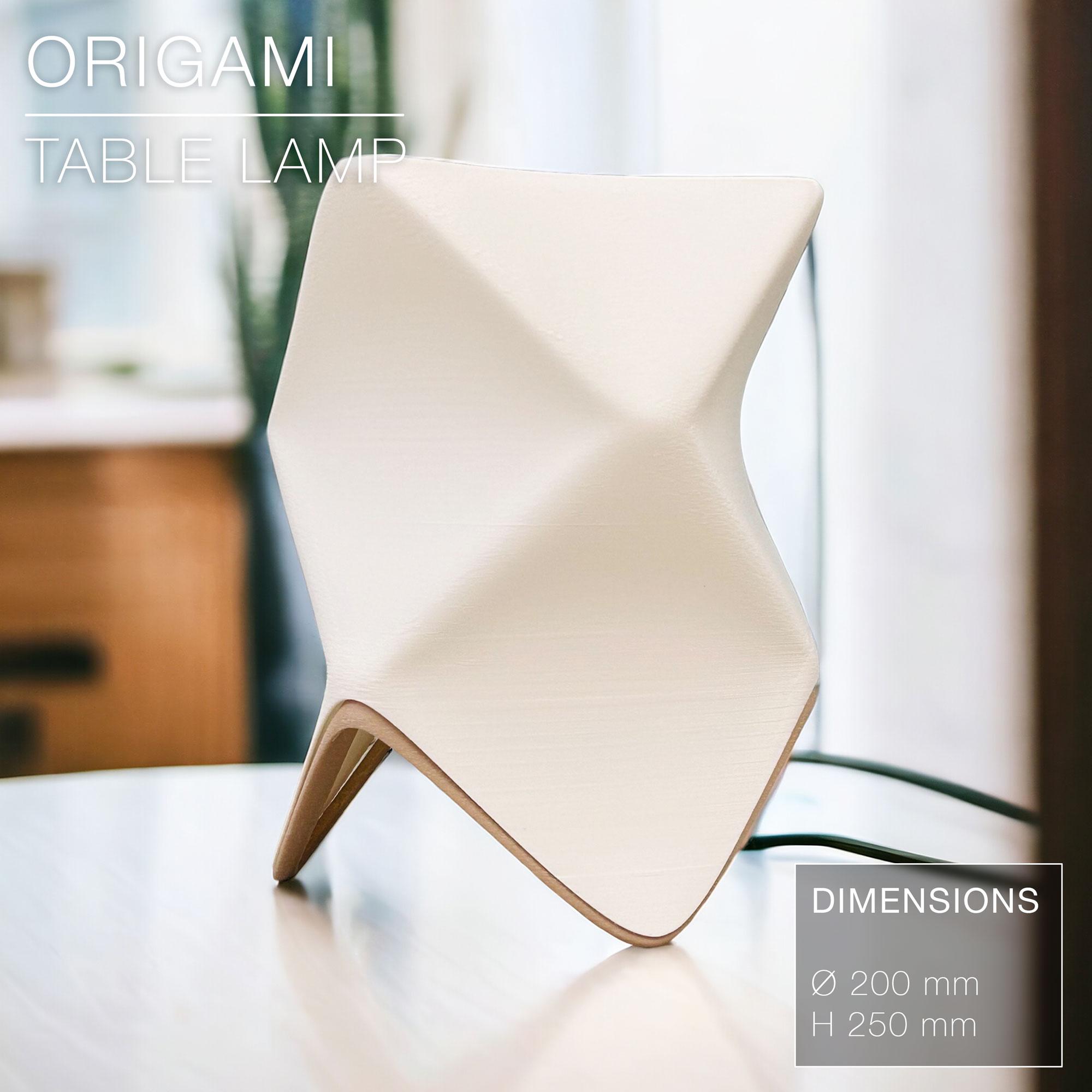 ORIGAMI | Table Lamp E14, E26, E27 3d model