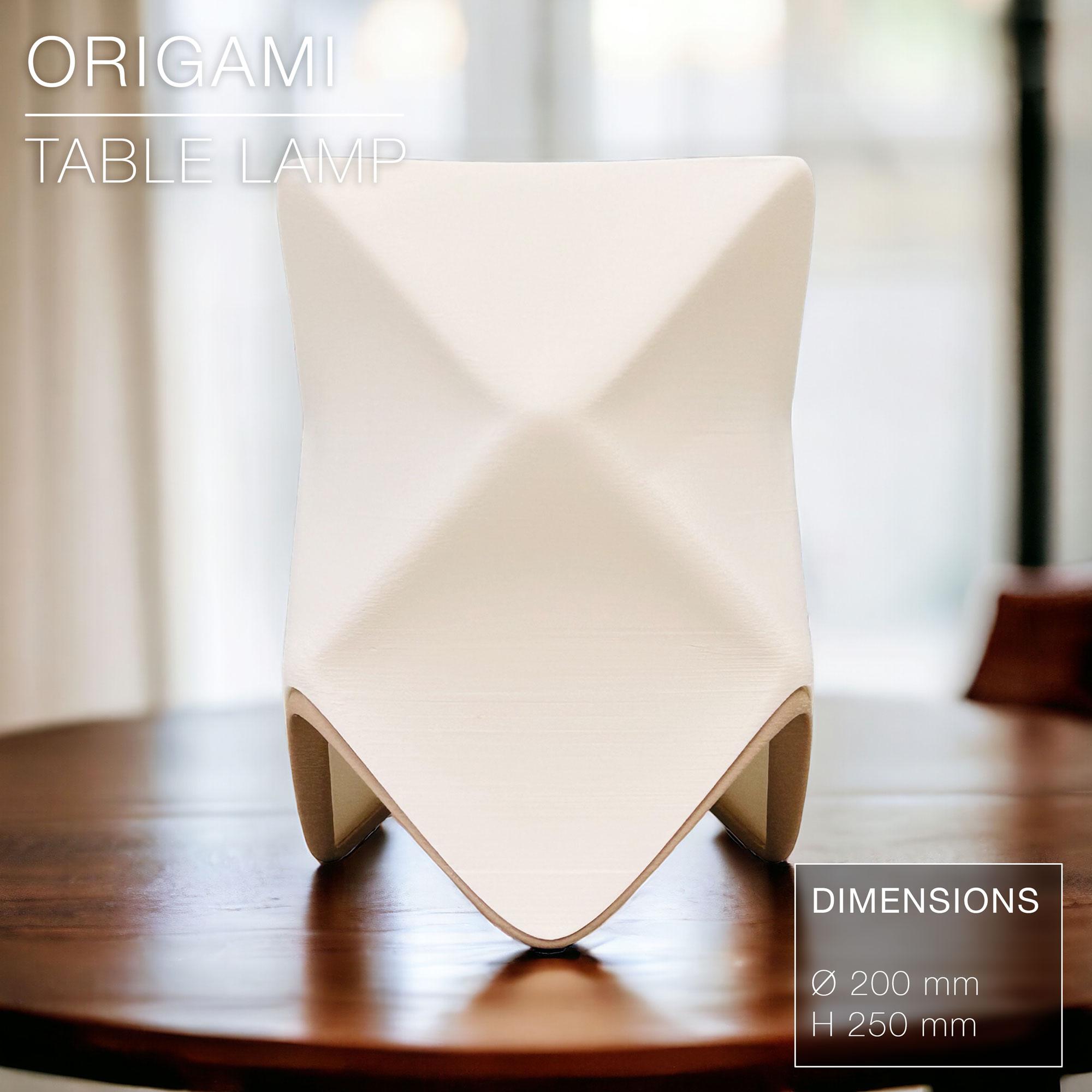 ORIGAMI | Table Lamp E14, E26, E27 3d model