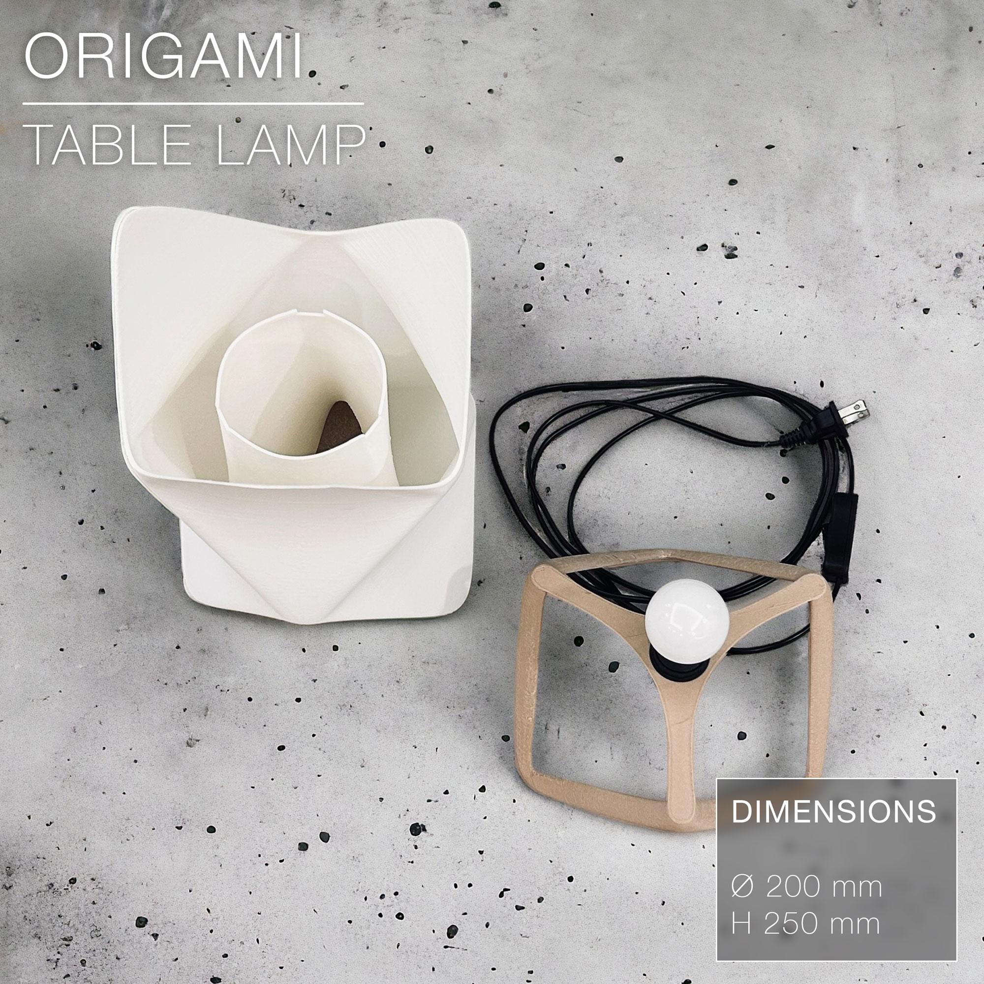 ORIGAMI | Table Lamp E14, E26, E27 3d model