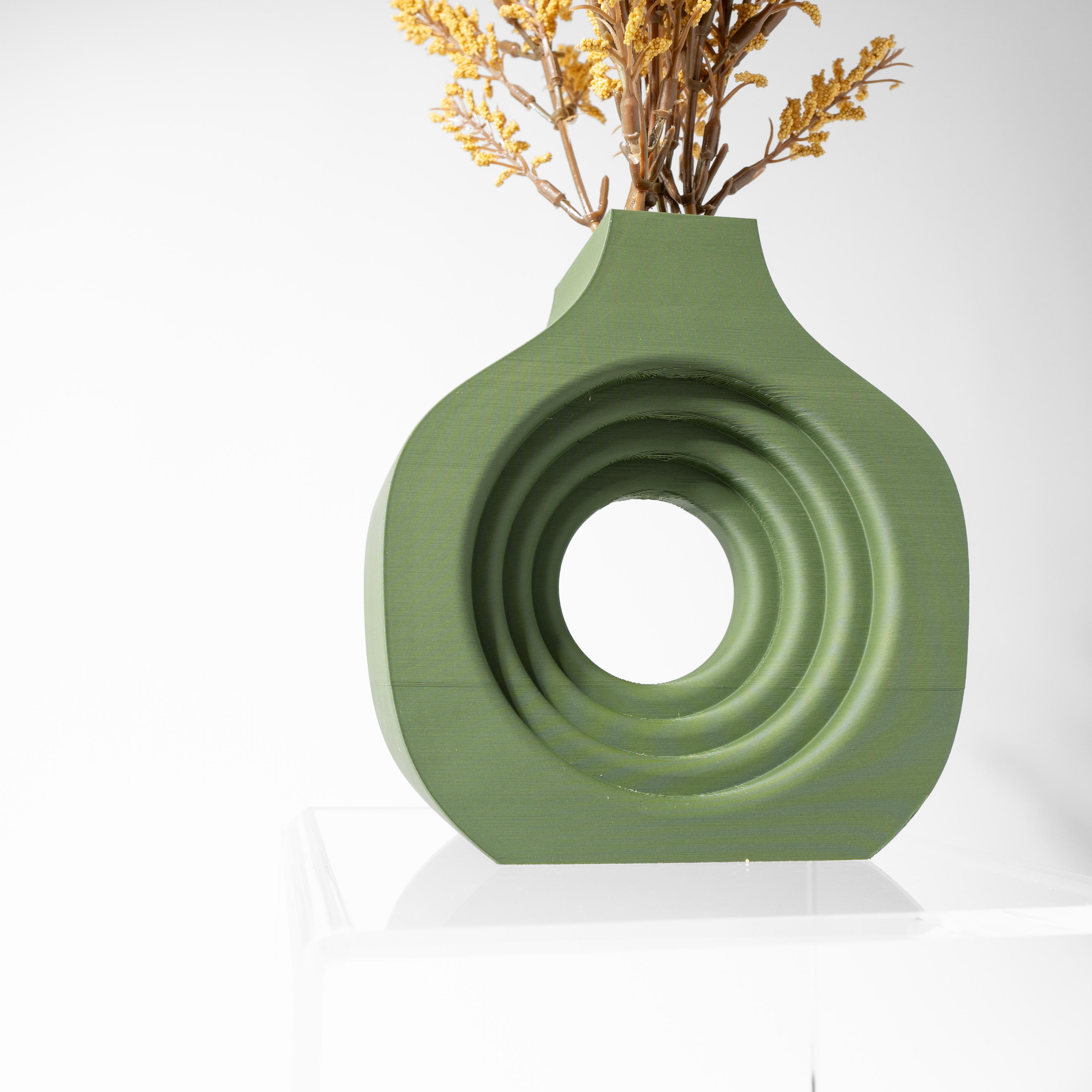 The Artis Vase, Modern and Unique Home Decor for Dried and Preserved Flower Arrangement  | STL File 3d model