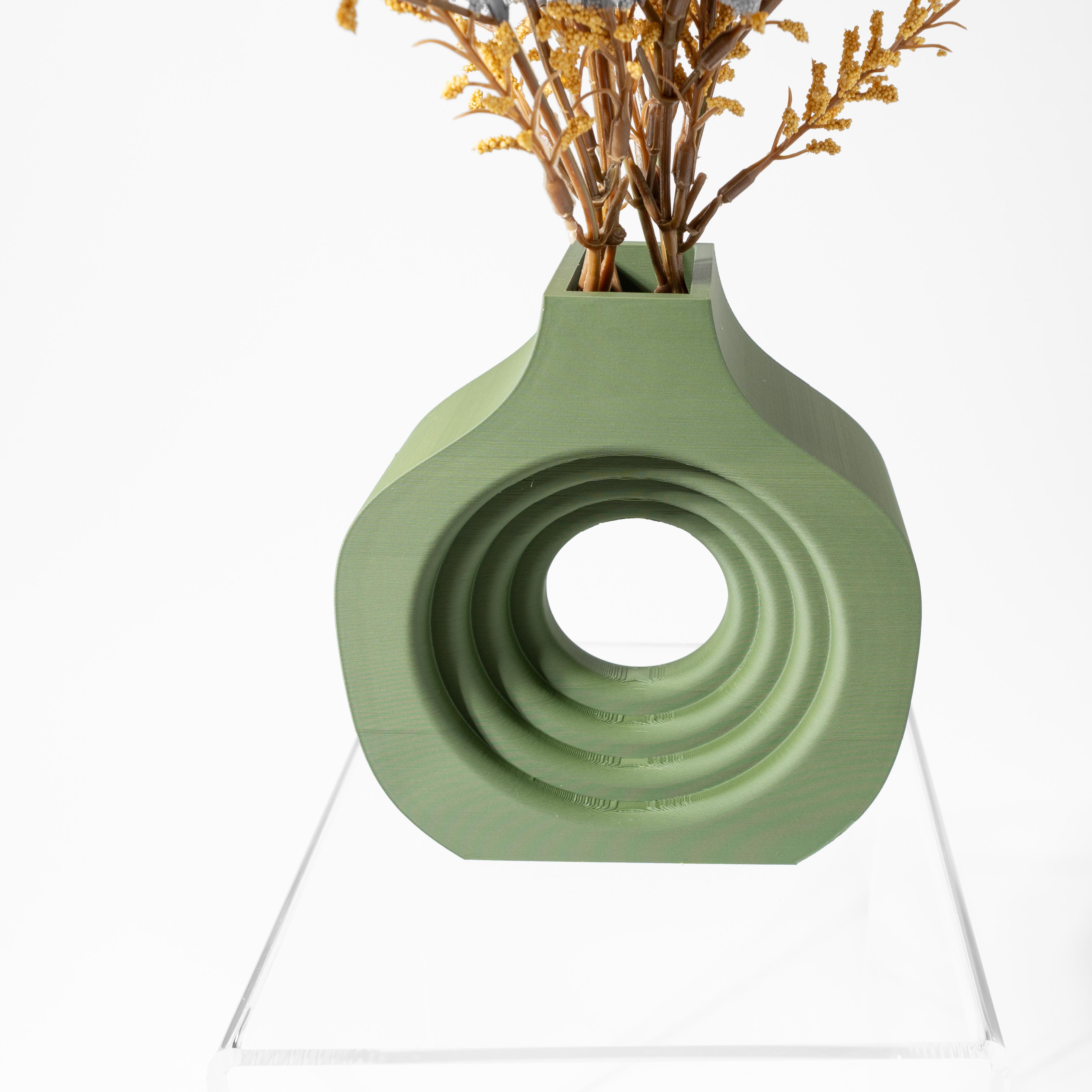 The Artis Vase, Modern and Unique Home Decor for Dried and Preserved Flower Arrangement  | STL File 3d model