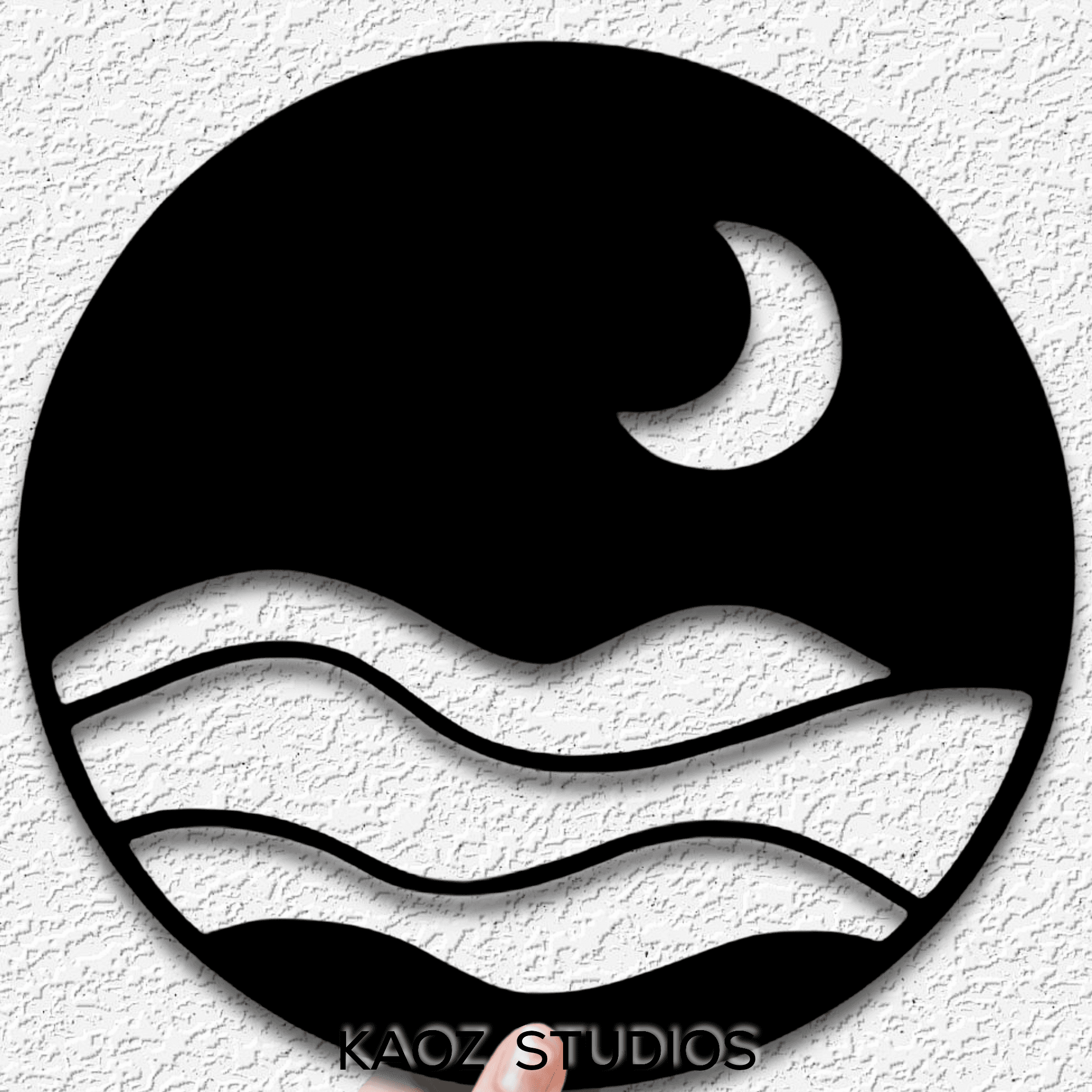 minimalistic night scene wall art minimalist scenery wall decor 3d model