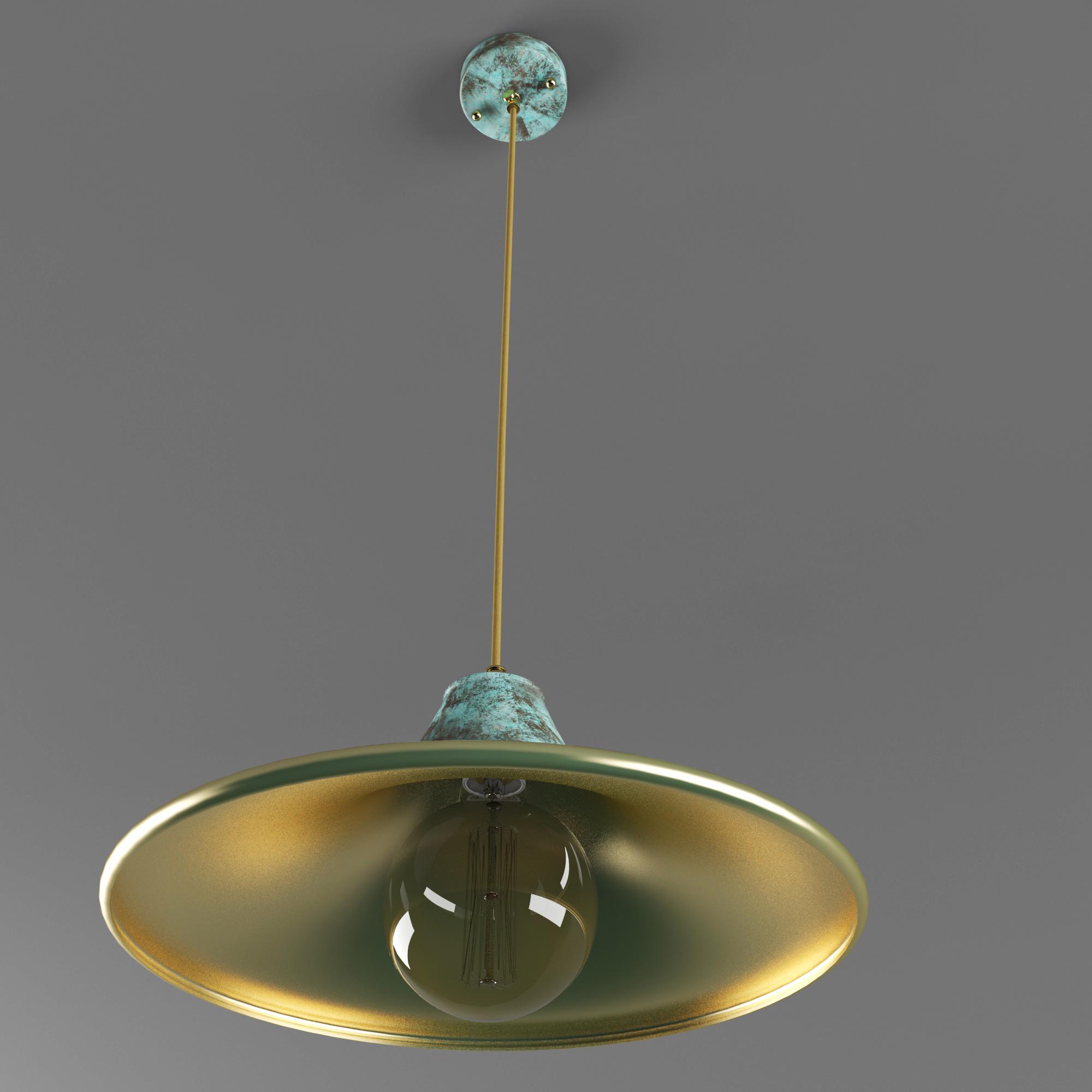 Lo brass lamp, SKU. 1139 by Pikartlights 3d model