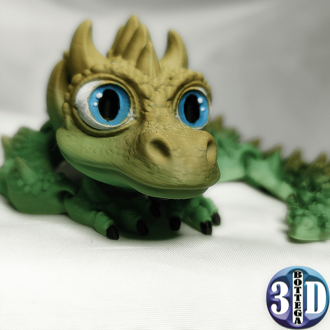 Articulated Baby Dragon 3d model