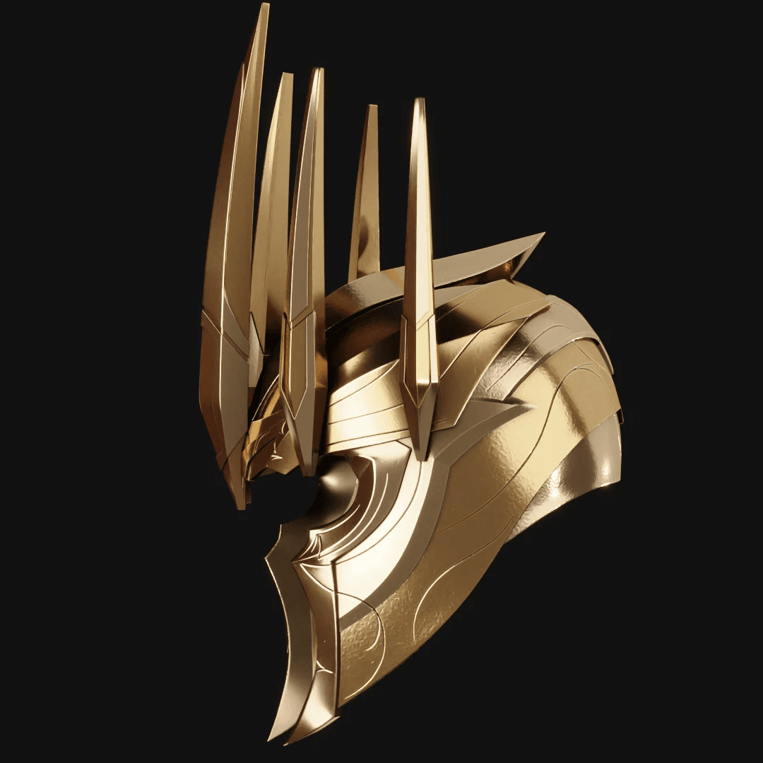 King Thanos Helmet 3D Print File STL 3d model