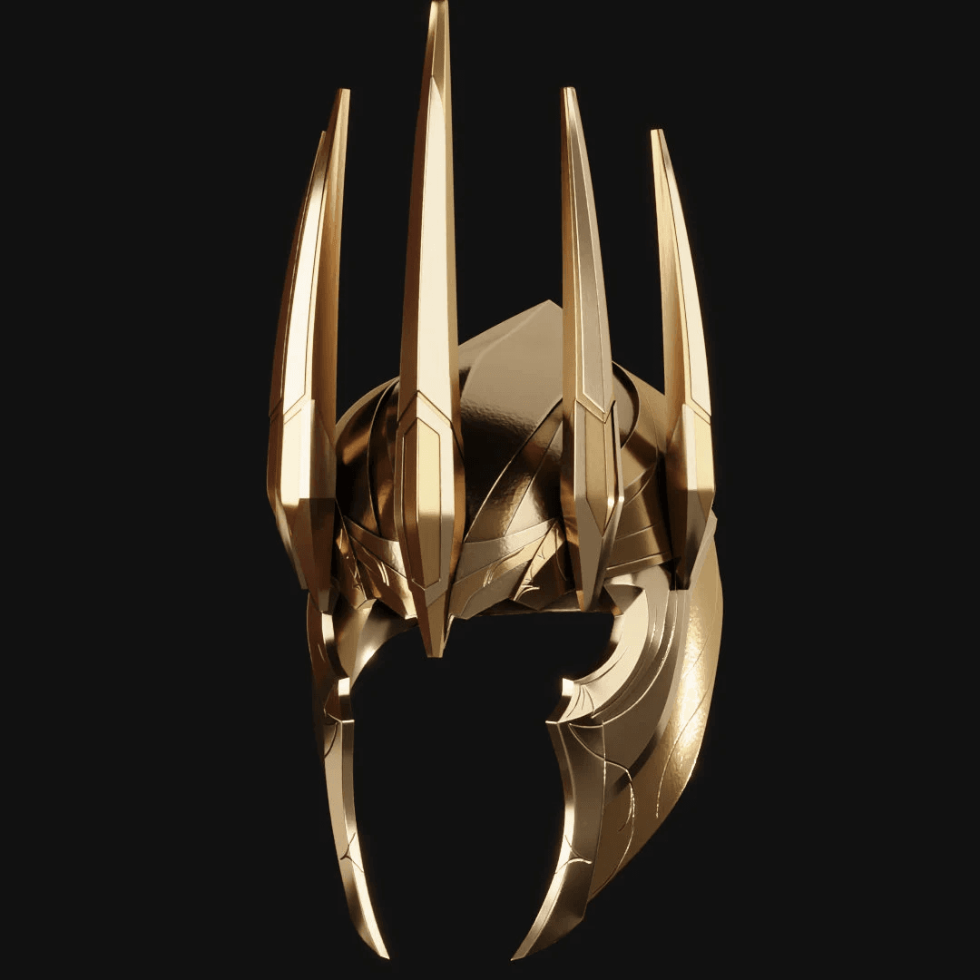 King Thanos Helmet 3D Print File STL 3d model