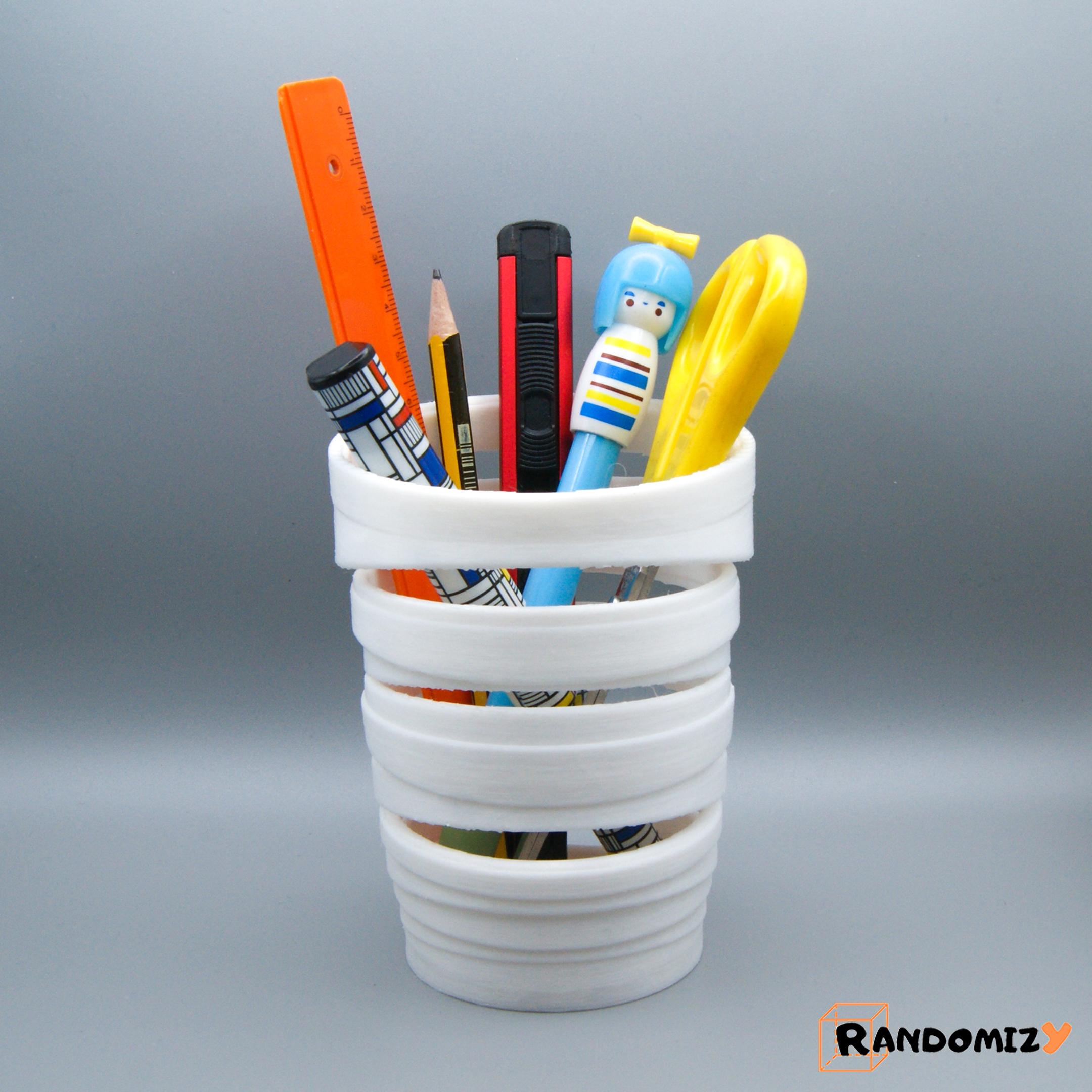 Concentric Pen Holder 3d model