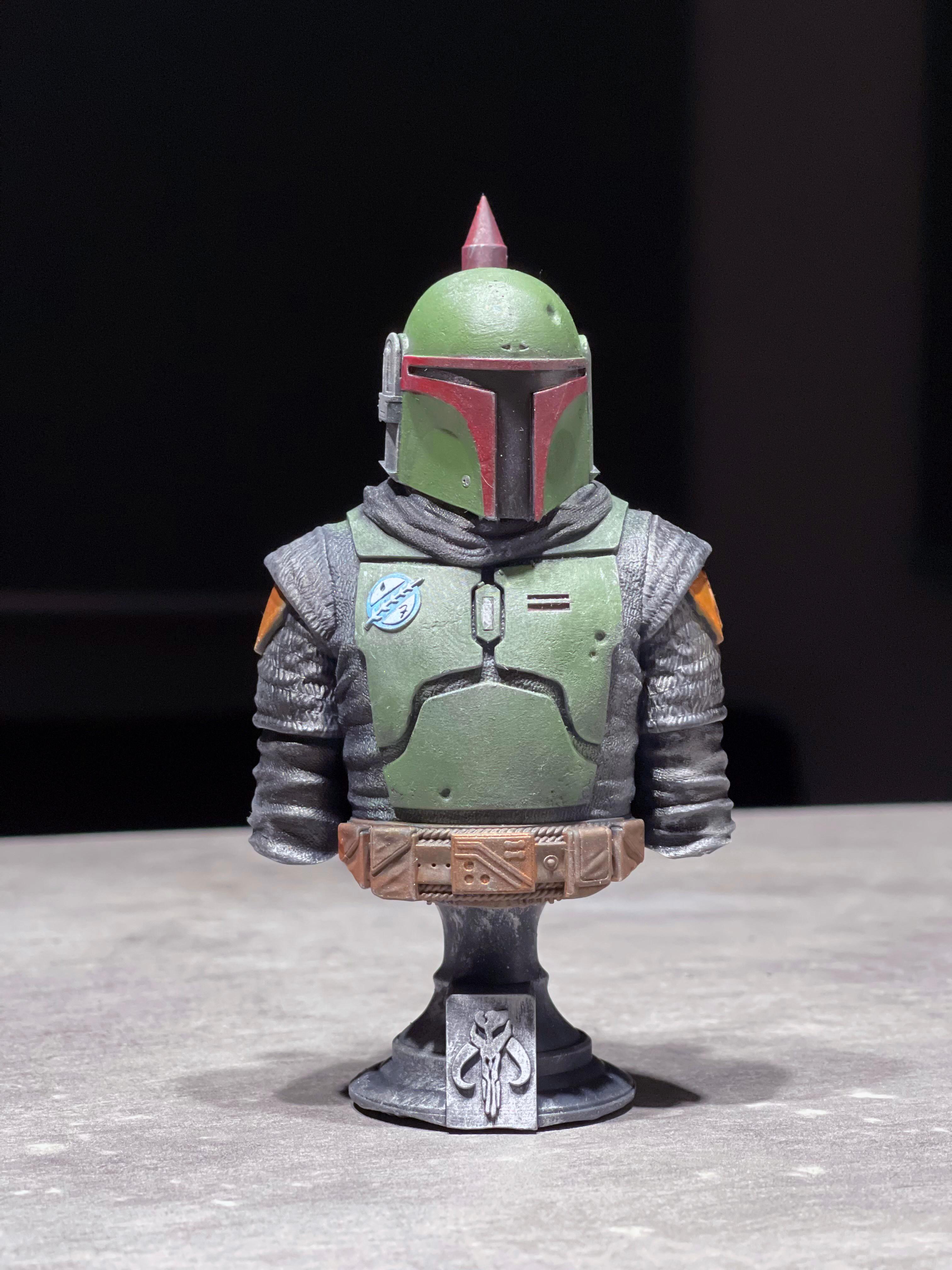 Boba Fett Bust (Pre-Supported) 3d model