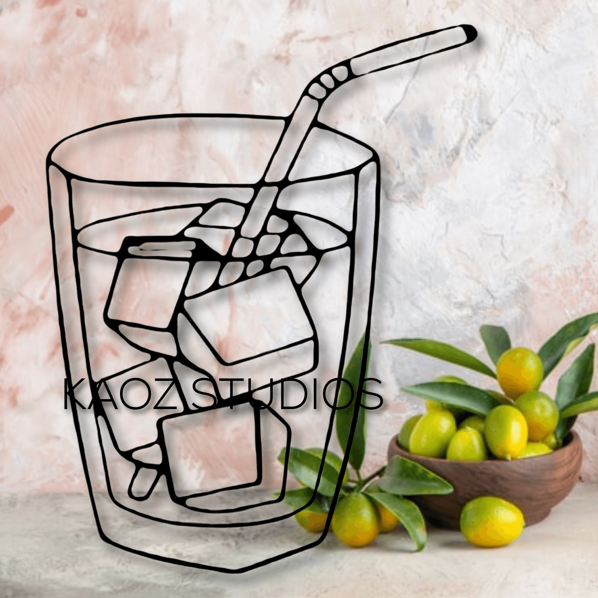 LEMONADE wall art drink wall decor kitchen decoration 3d model