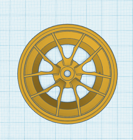 RC Car Rims Arc 1_10.stl 3d model