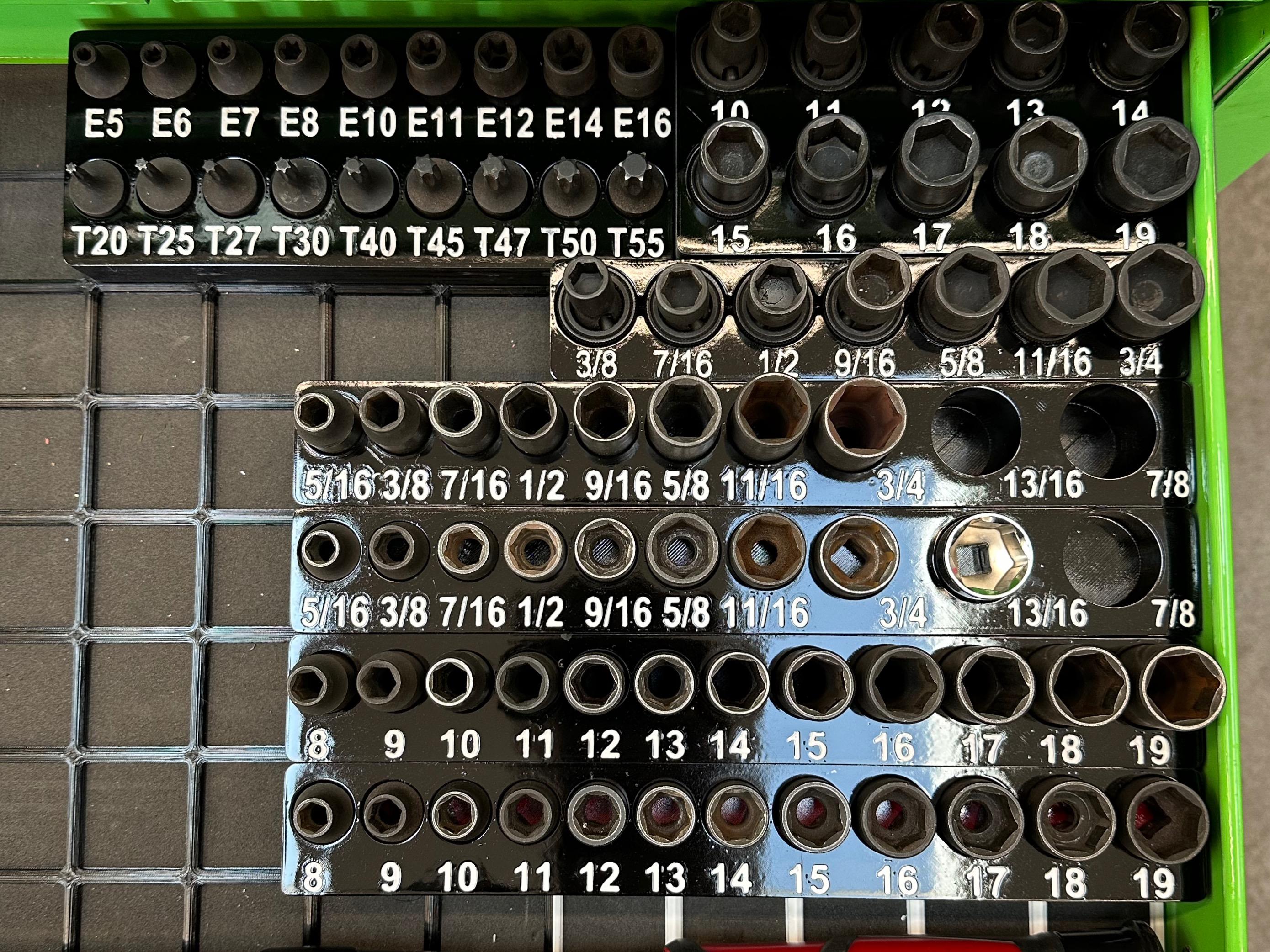 Metric Short sockets (1x7x5).3mf 3d model