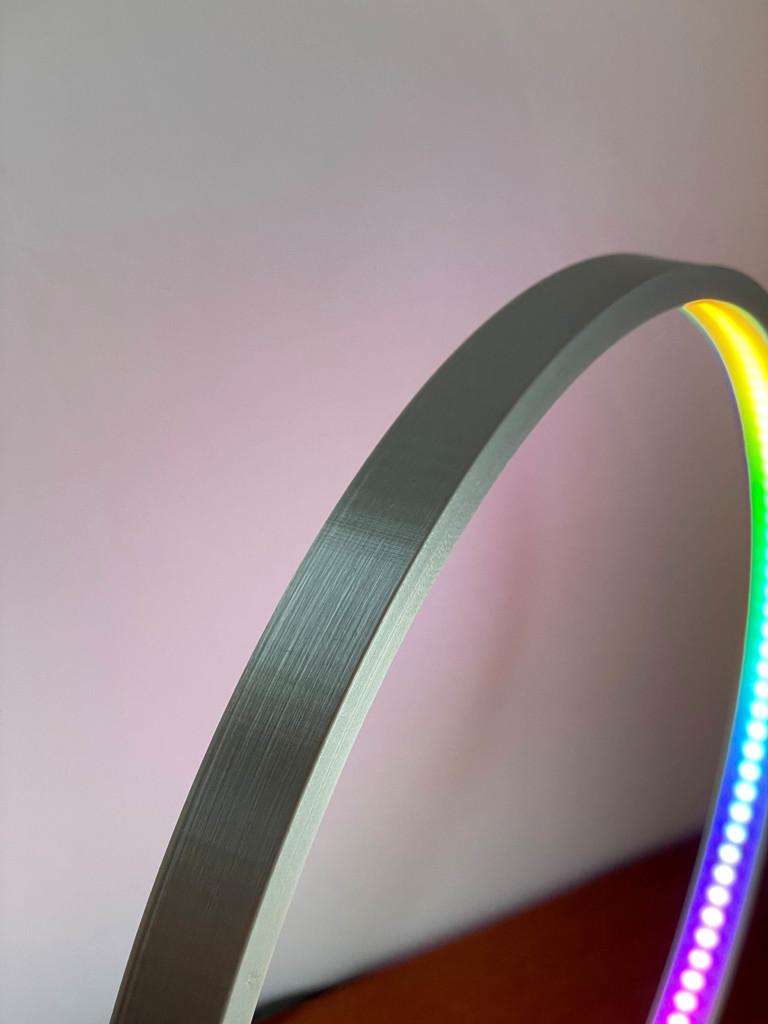 LED RGB DESIGNER CIRCLE RING HALO LIGHT LAMP - App & Music Controlled 3d model