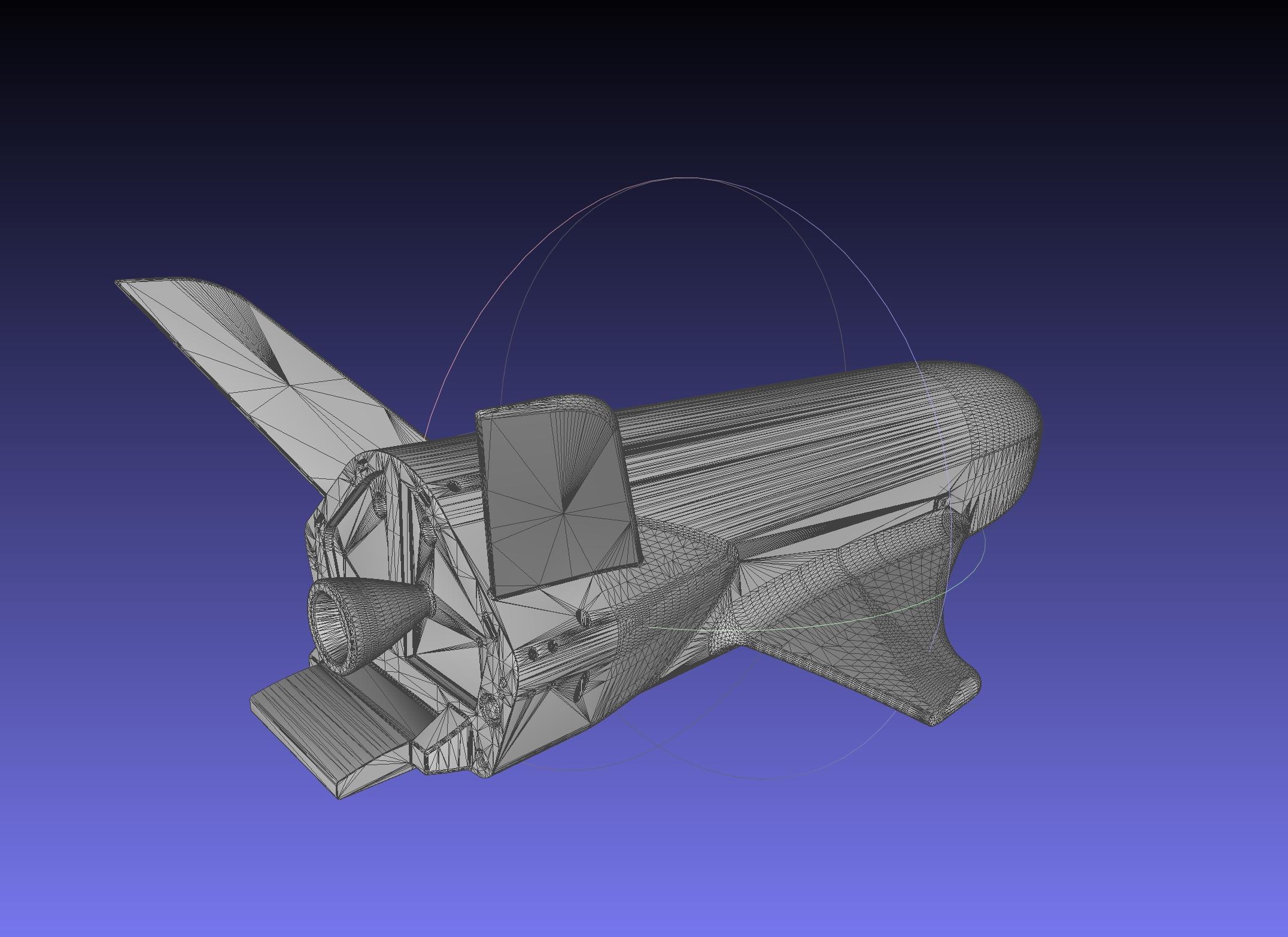 Boeing X-37B OTV Experimental Spaceplane Miniature 3d model