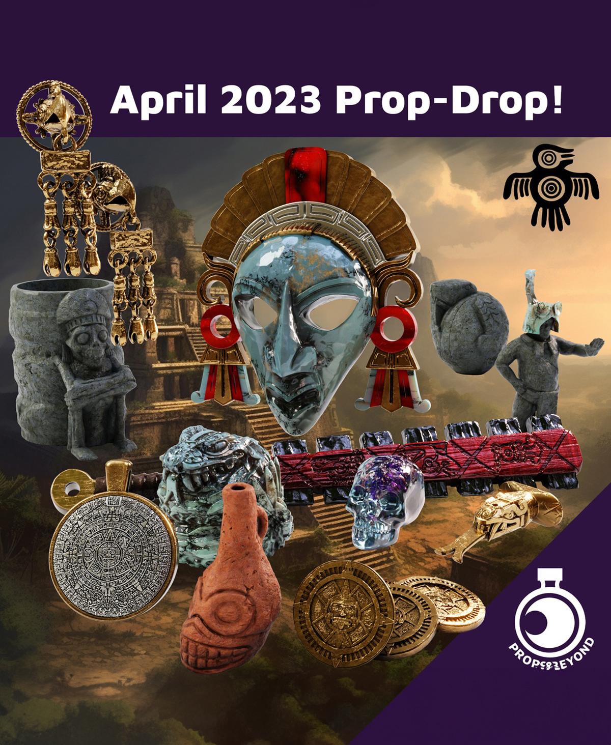 April 2023 Prop Drop - Temple of the Sun 3d model