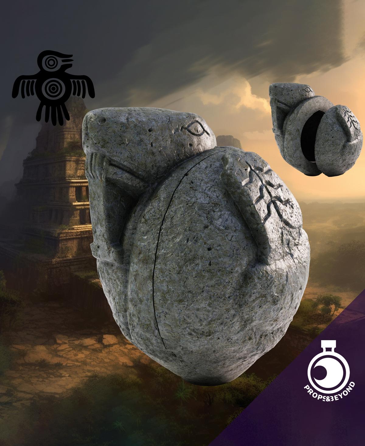 April 2023 Prop Drop - Temple of the Sun 3d model